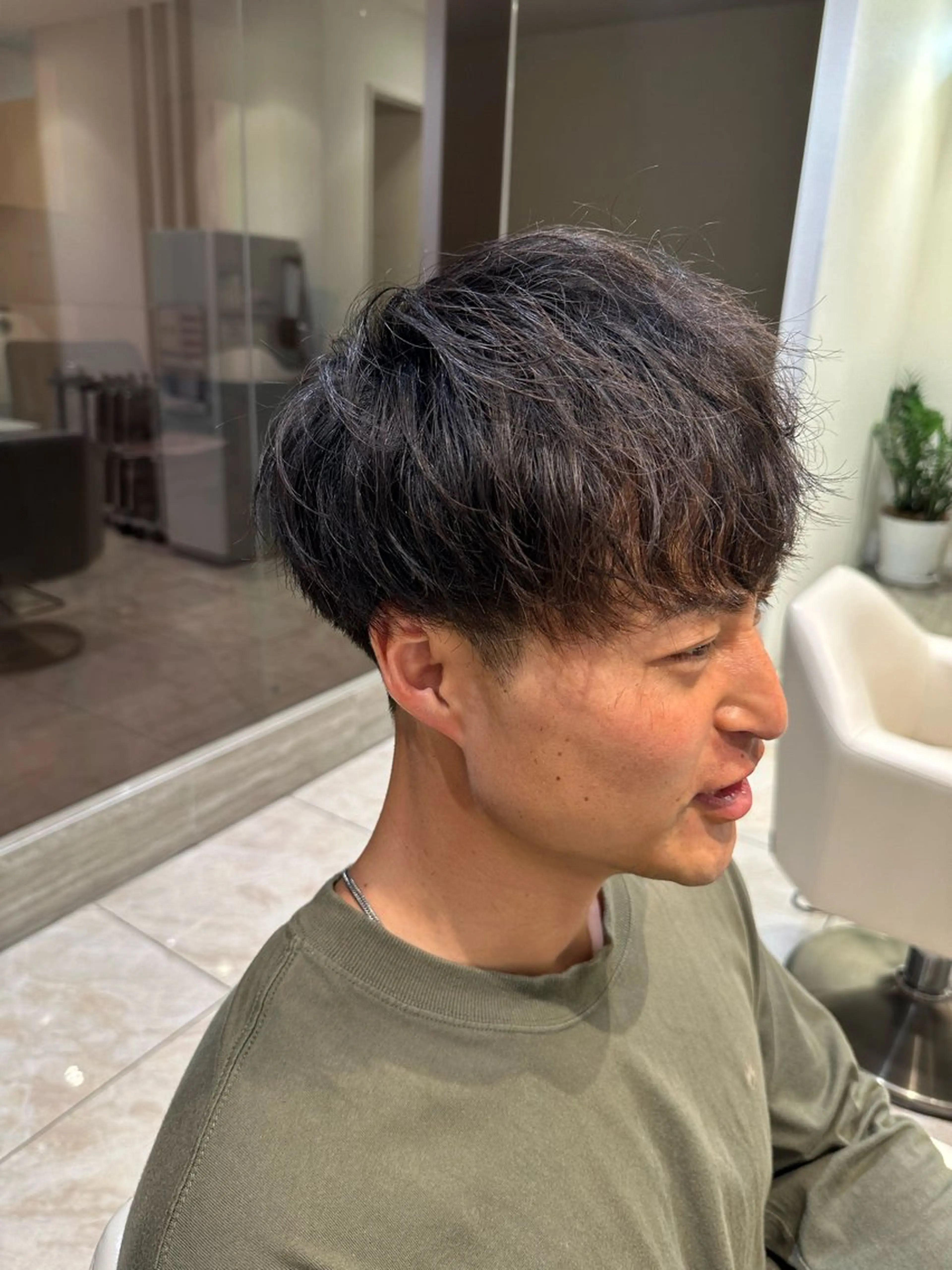 パーマ メンズ 波巻パーマ/毛流れ パーマ☘️りゅうせいのヘアスタイル