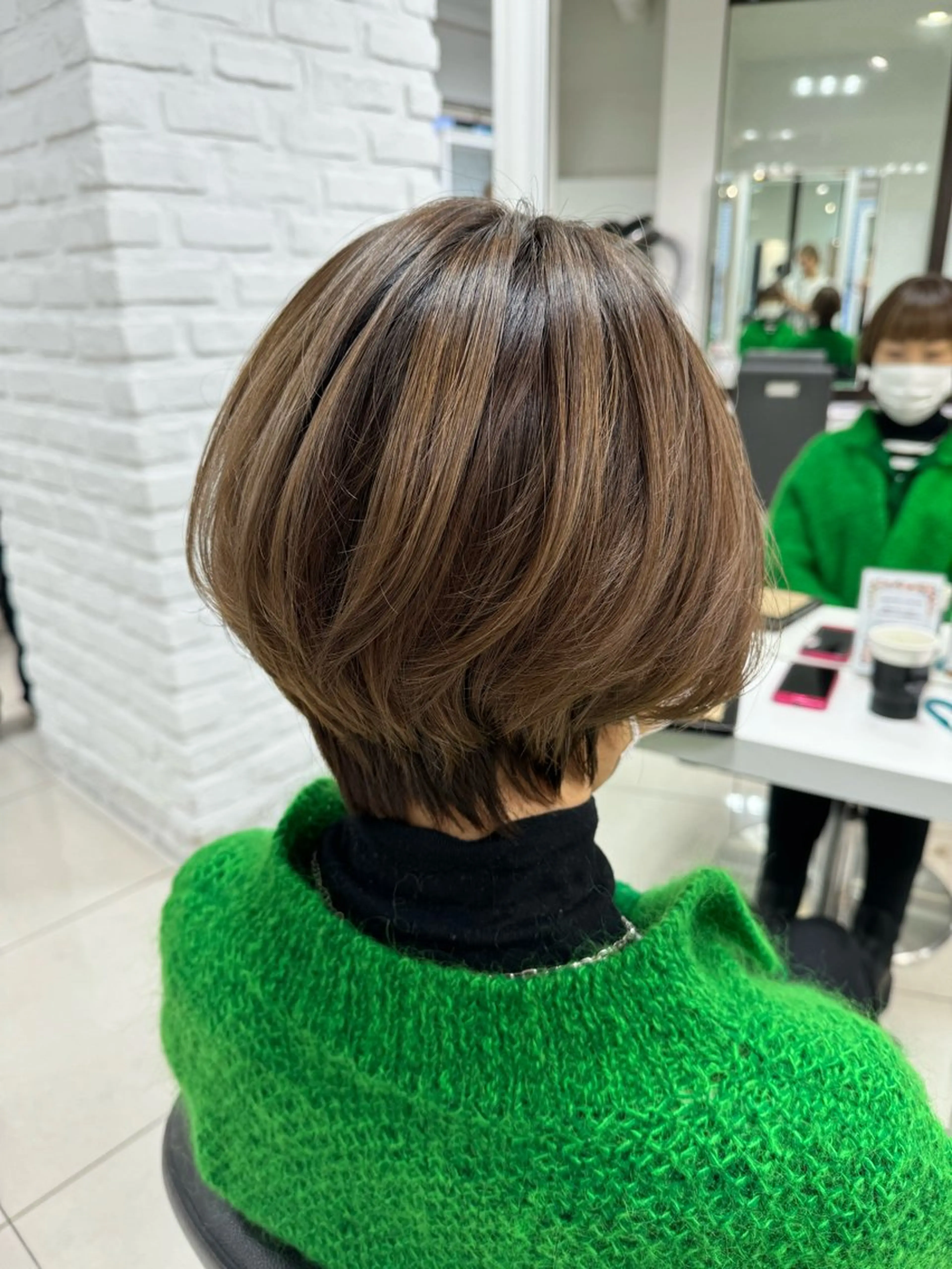 ショート ハイライト ショートヘア カット ヘアカラー トリートメント 【髪質改善】 kasumi🌷🌷のヘアスタイル