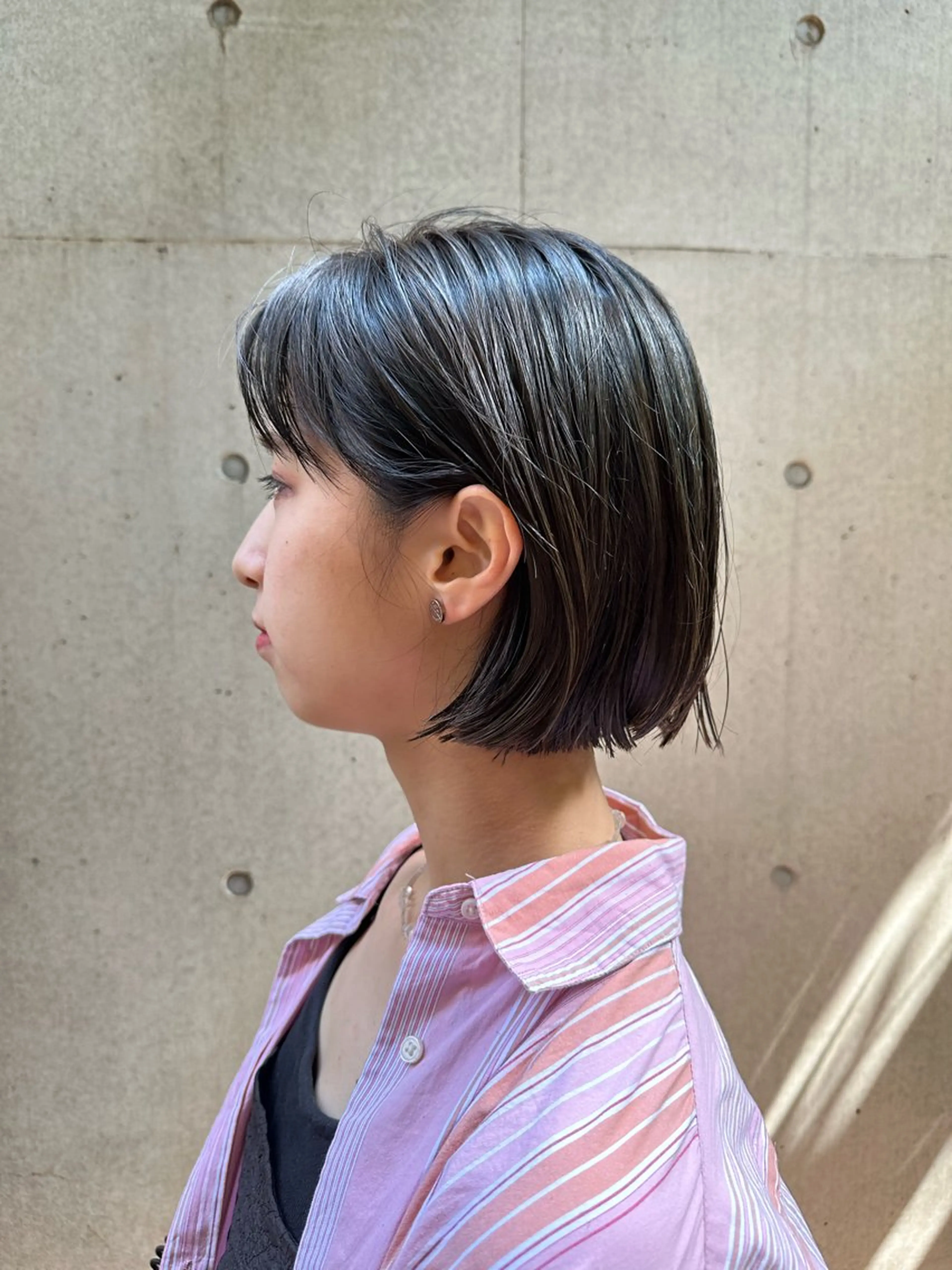 ショート カラー 似合わせカット /パーマ岡本淳平のヘアスタイル