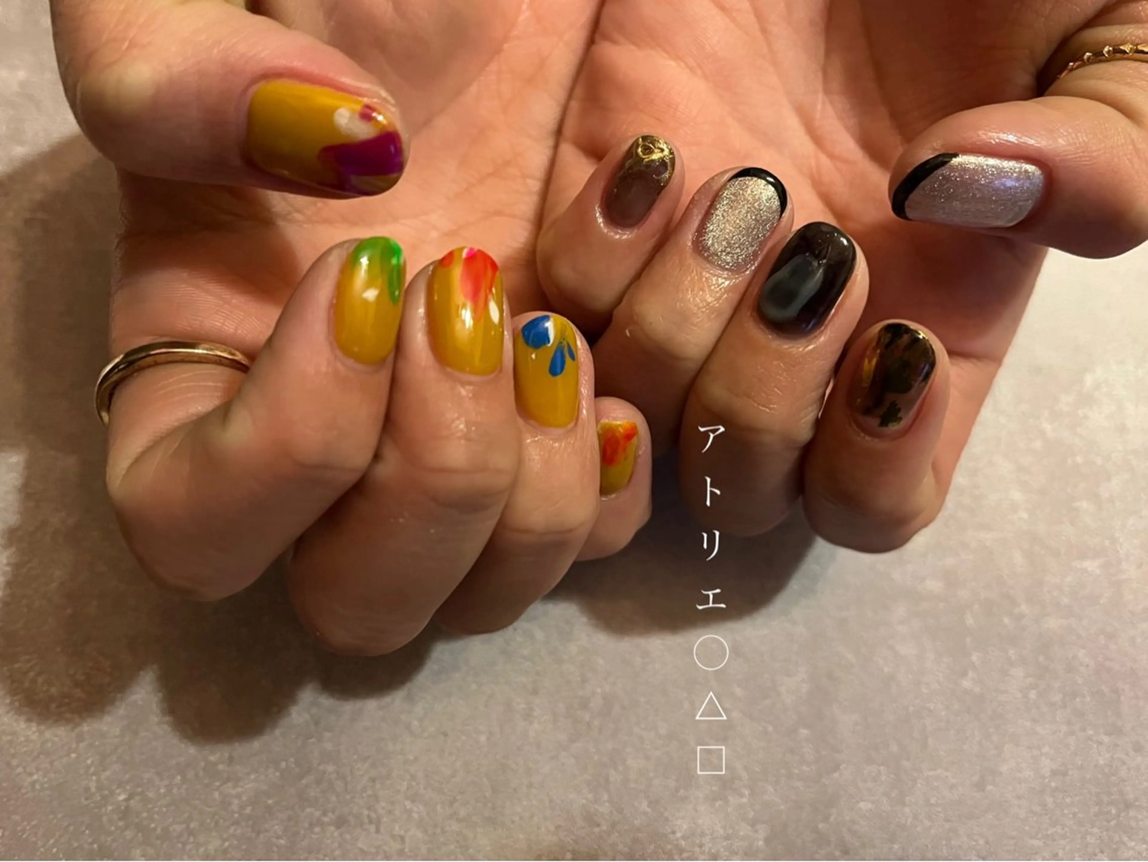 ネイル ハンドネイル アトリエ ○△□のネイルデザイン