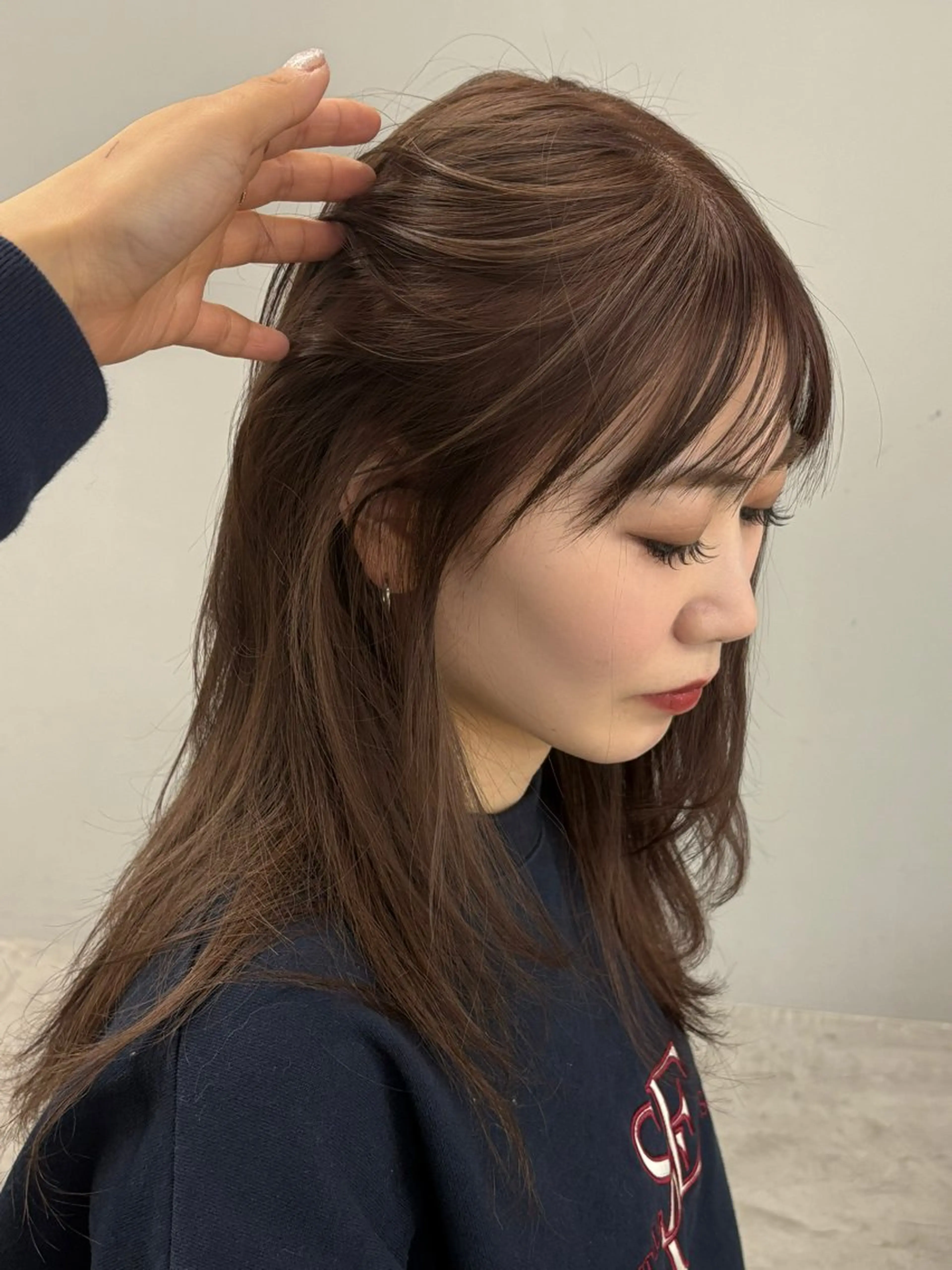 カット＋ケアカラー＋4stepトリートメントの写真