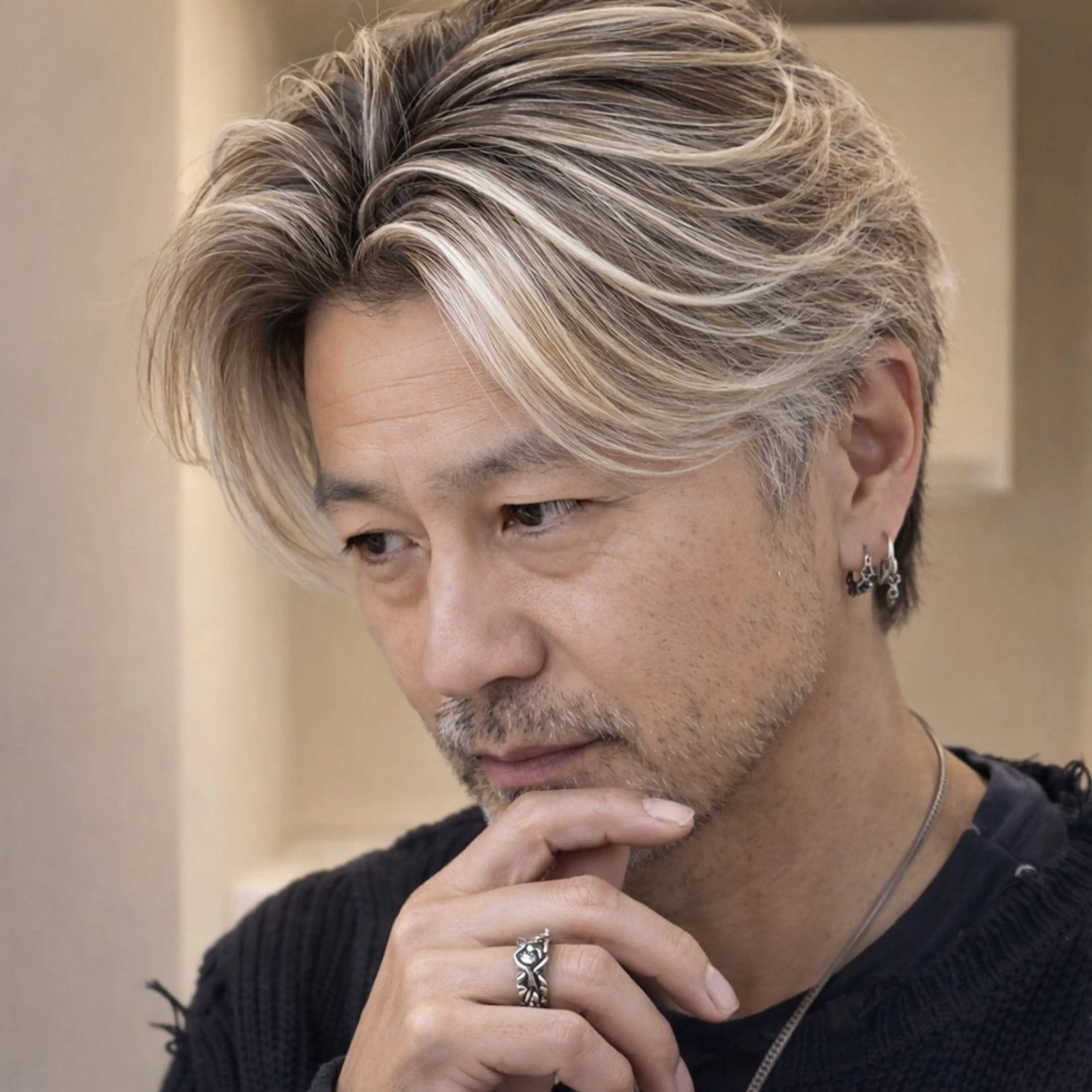 【3月4月限定🟥】白髪ぼかしハイライトorバレイヤージュ+メンズカットの写真