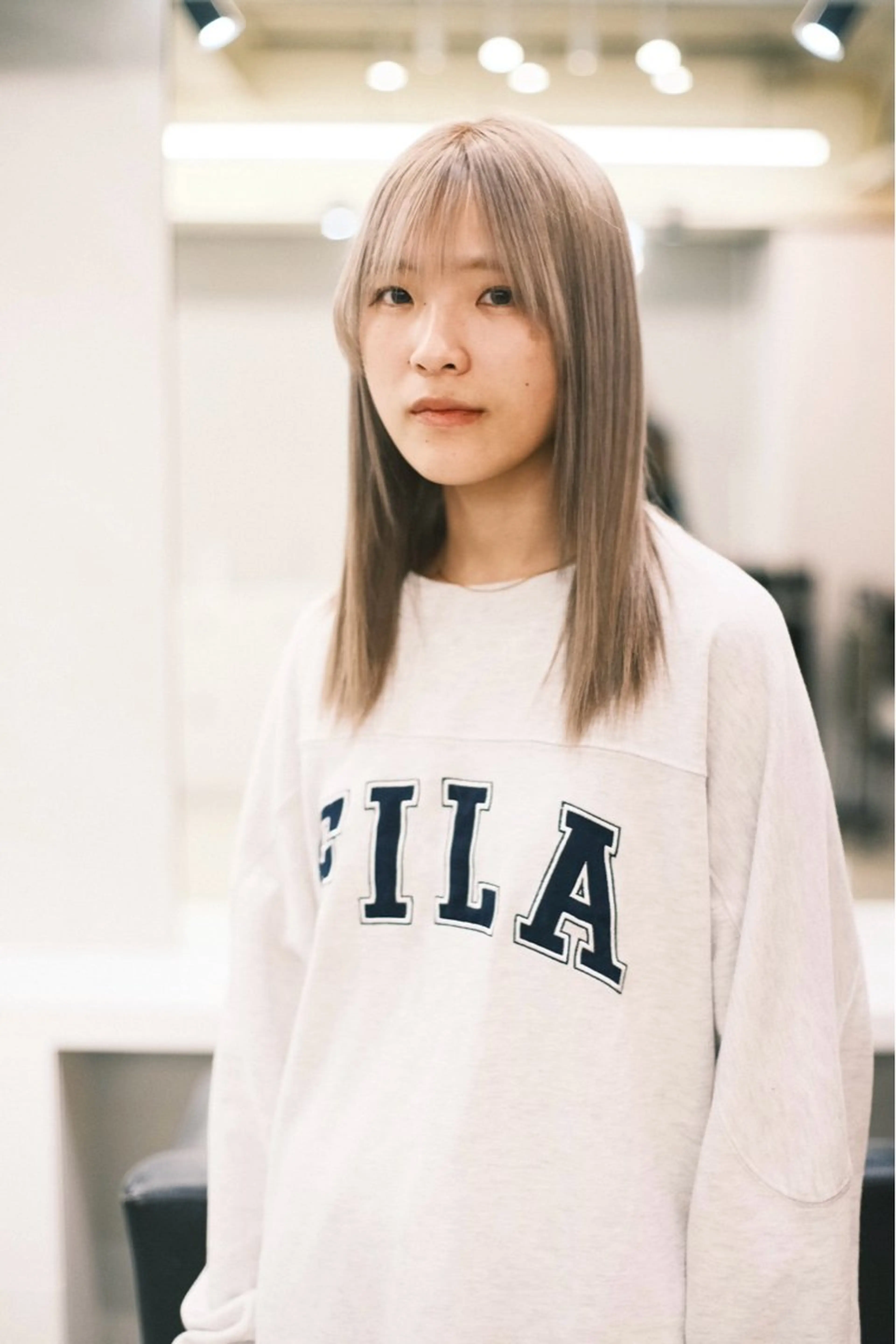 ミディアム カラー ヘアアレンジ カット ヘアカラー トリートメント 個性爆弾💣 ダブルカラー/ゆかのヘアスタイル