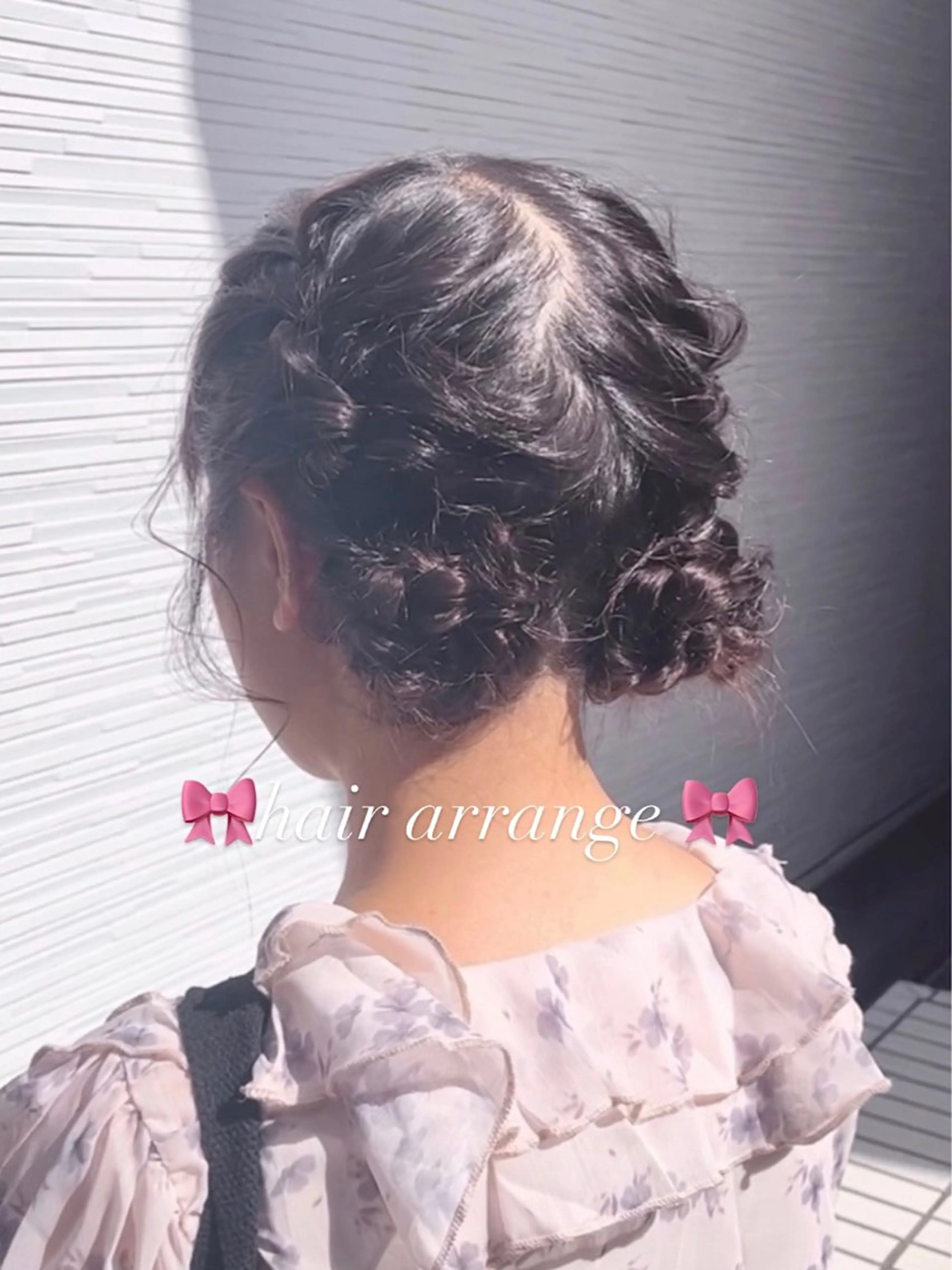 セミロング ヘアアレンジ ヘアセット 🩰モテ艶girly ヘア🪽彩香‎🪡⟡のヘアスタイル