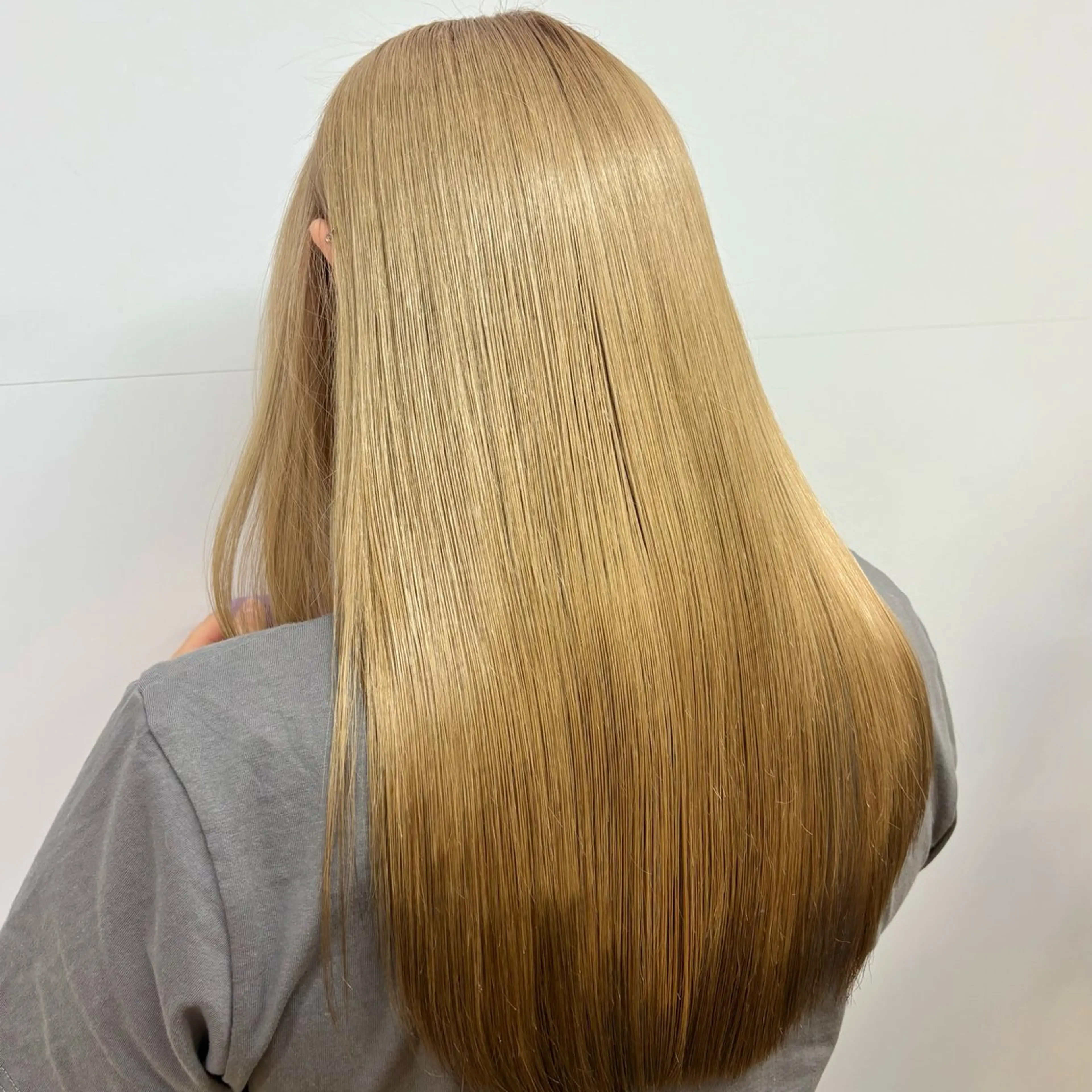 セミロング ヘアカラー トリートメント ボブ職人/ボブ縮毛 髪質改善のヘアスタイル