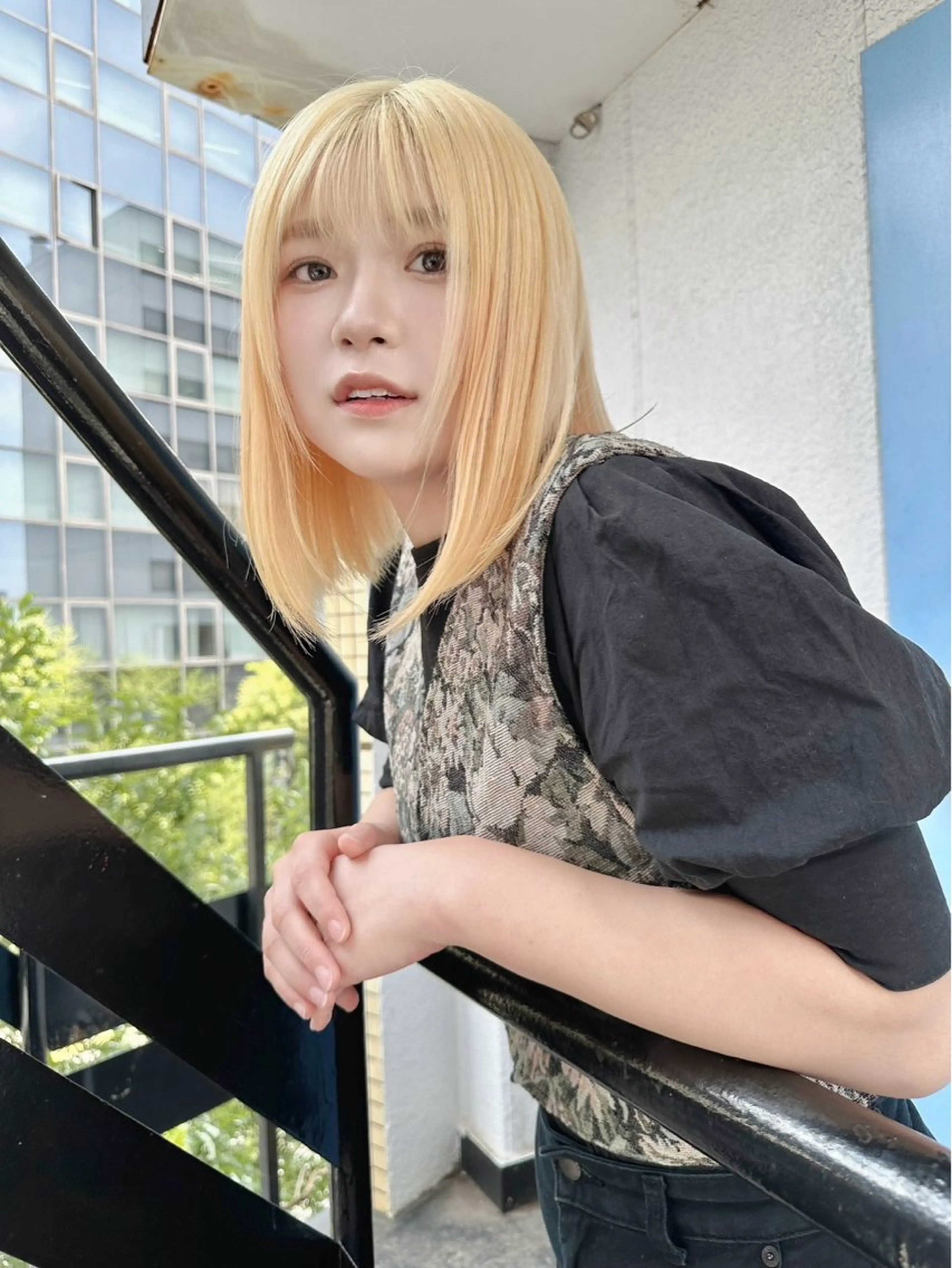 ミディアム coco ハルヒのヘアスタイル