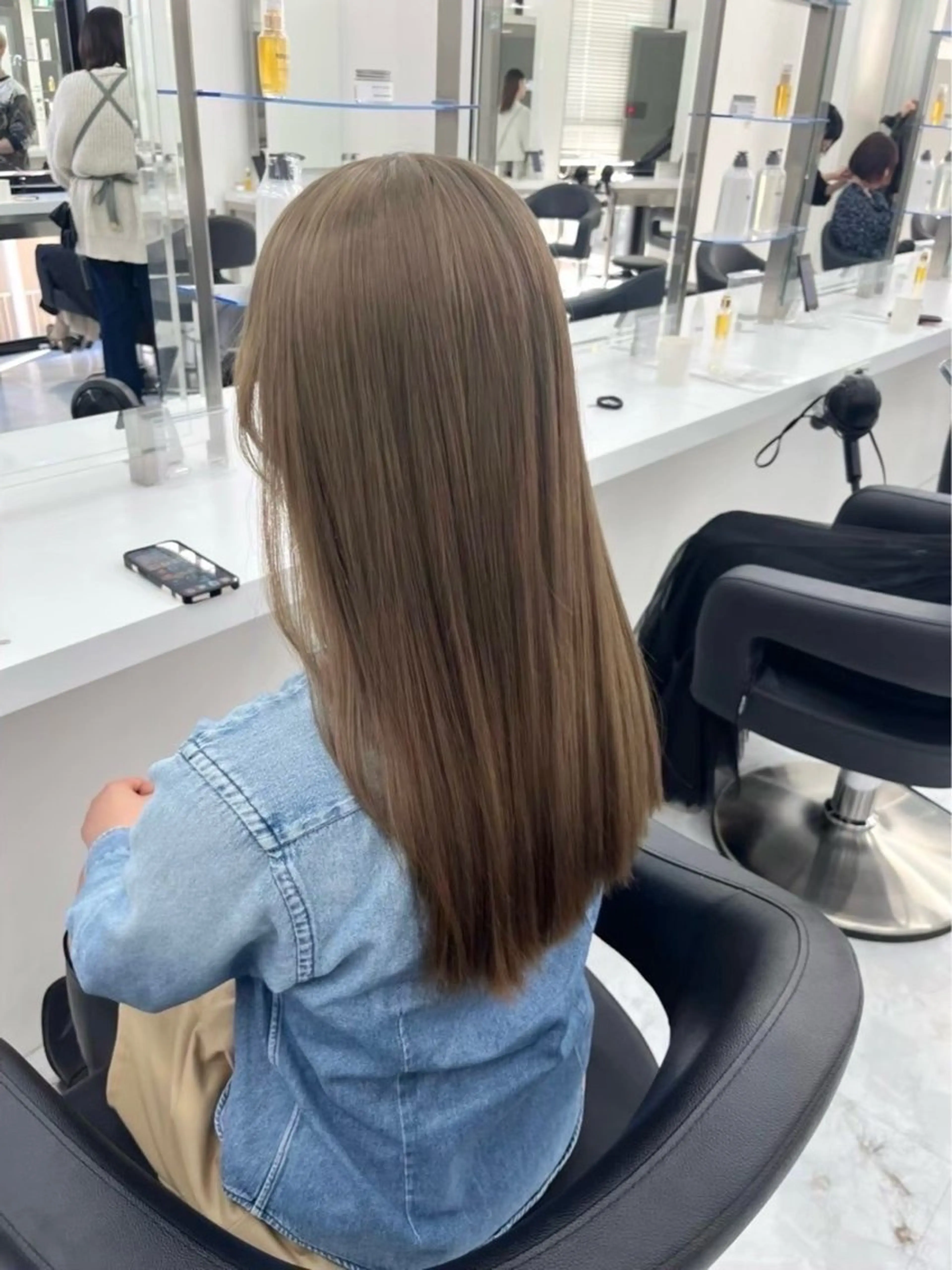 ミディアム カラー 上品・艶カラー 銀座/ユウナのヘアスタイル