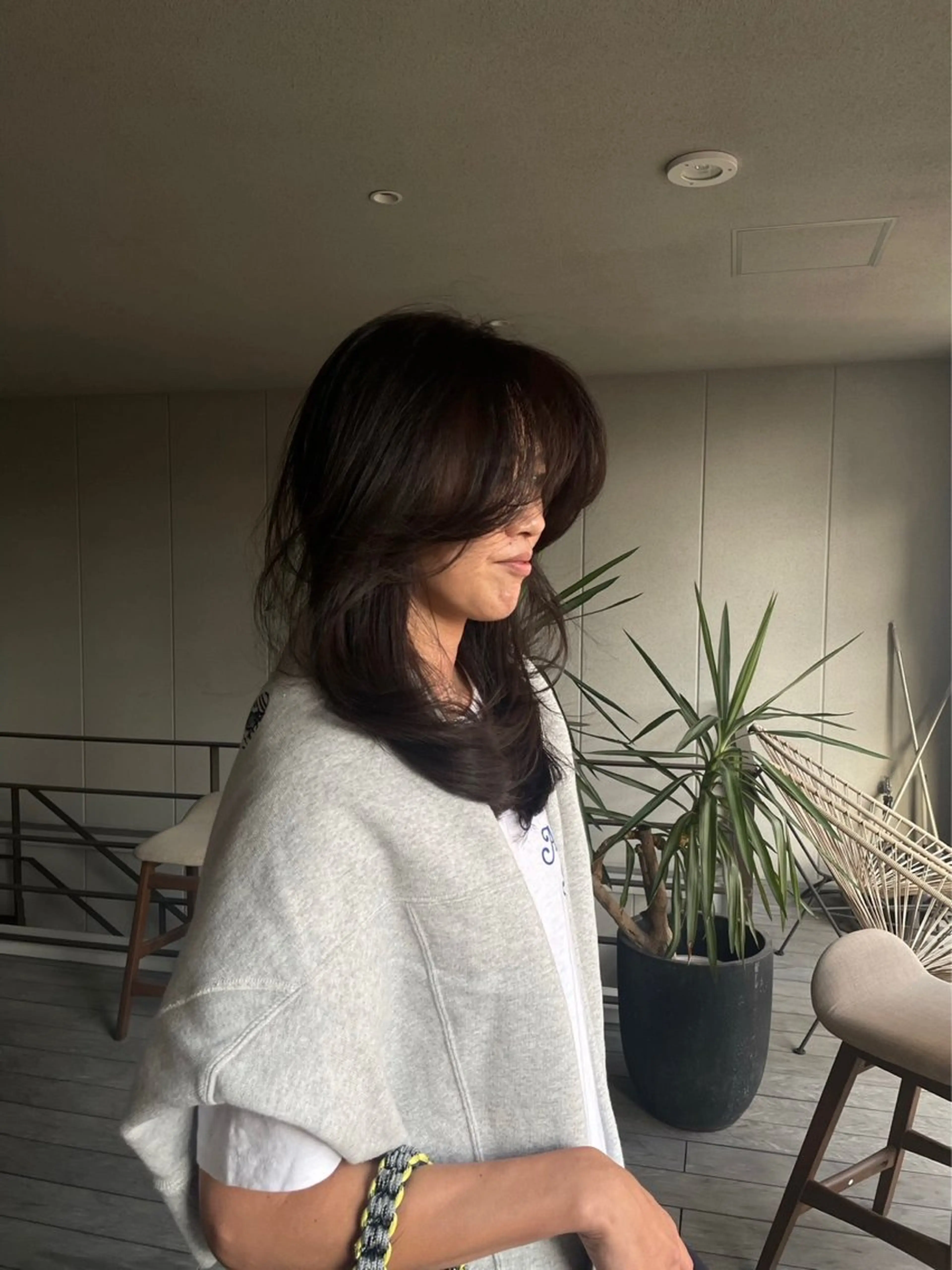 ロング Leverage New York所属・小滝 楓のヘアスタイル