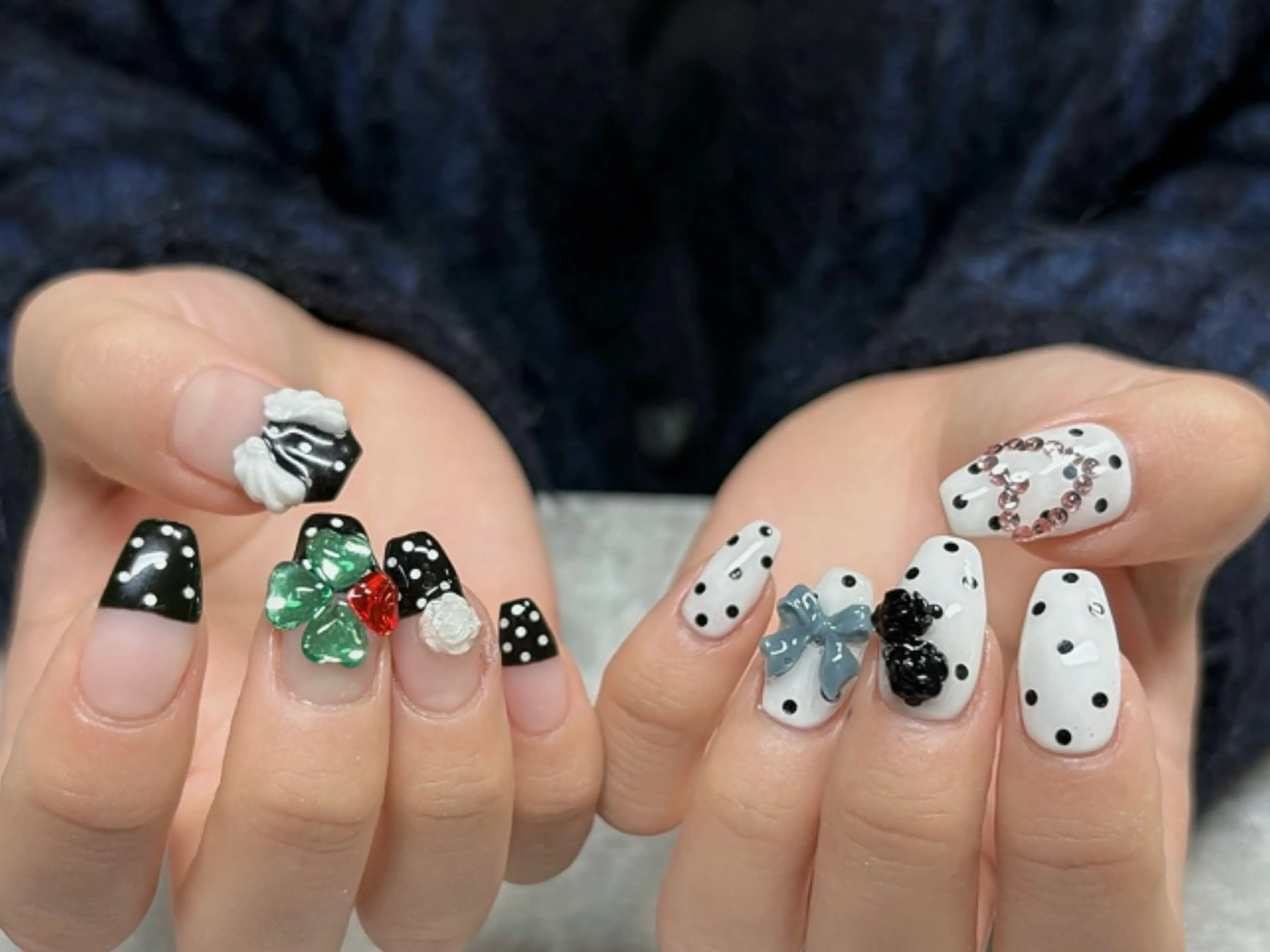 ネイル ハンドネイル Protea きぬがわ らむのネイルデザイン