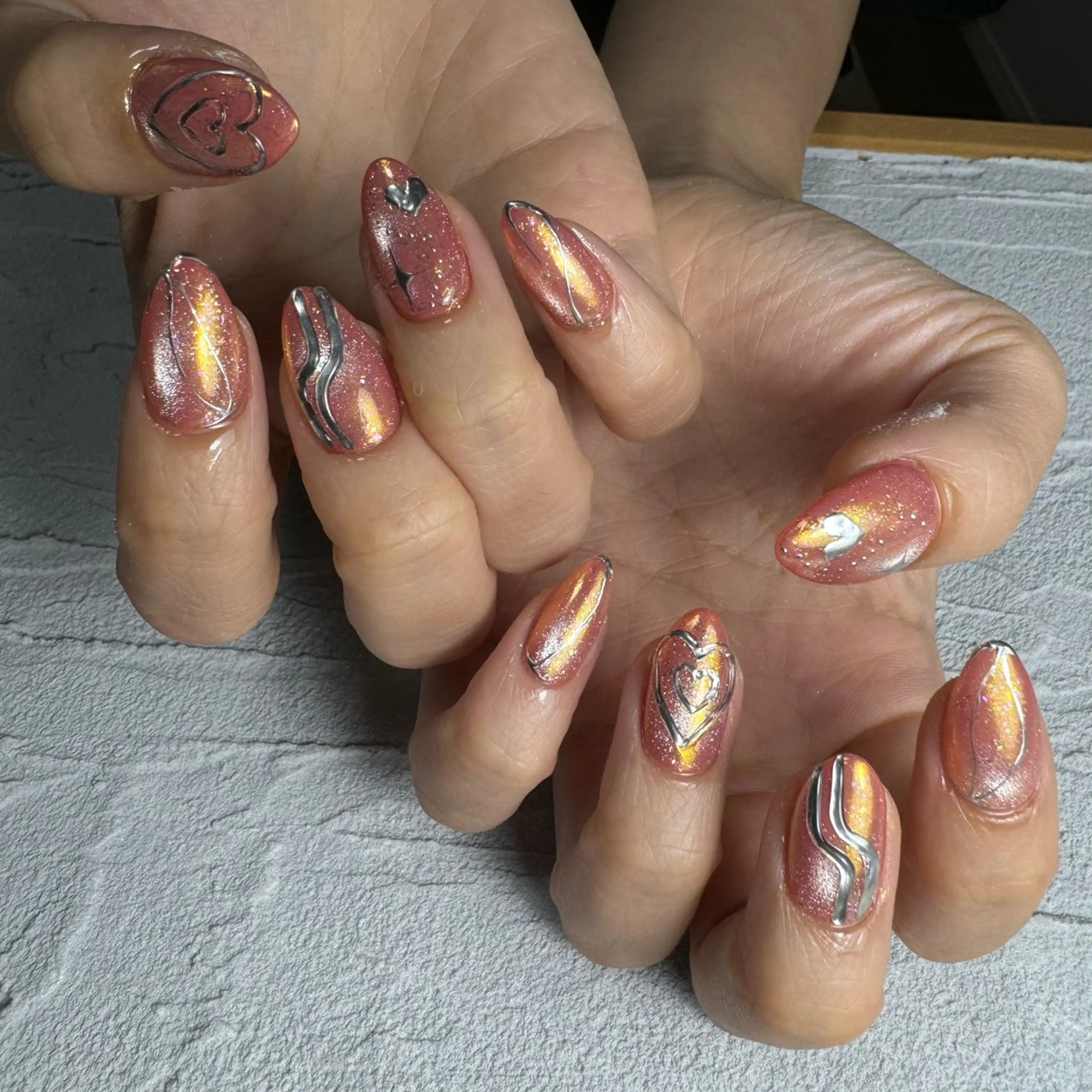 ネイル ハンドネイル Re:Smil所属・☺︎ NOZOMI☺︎のネイルデザイン