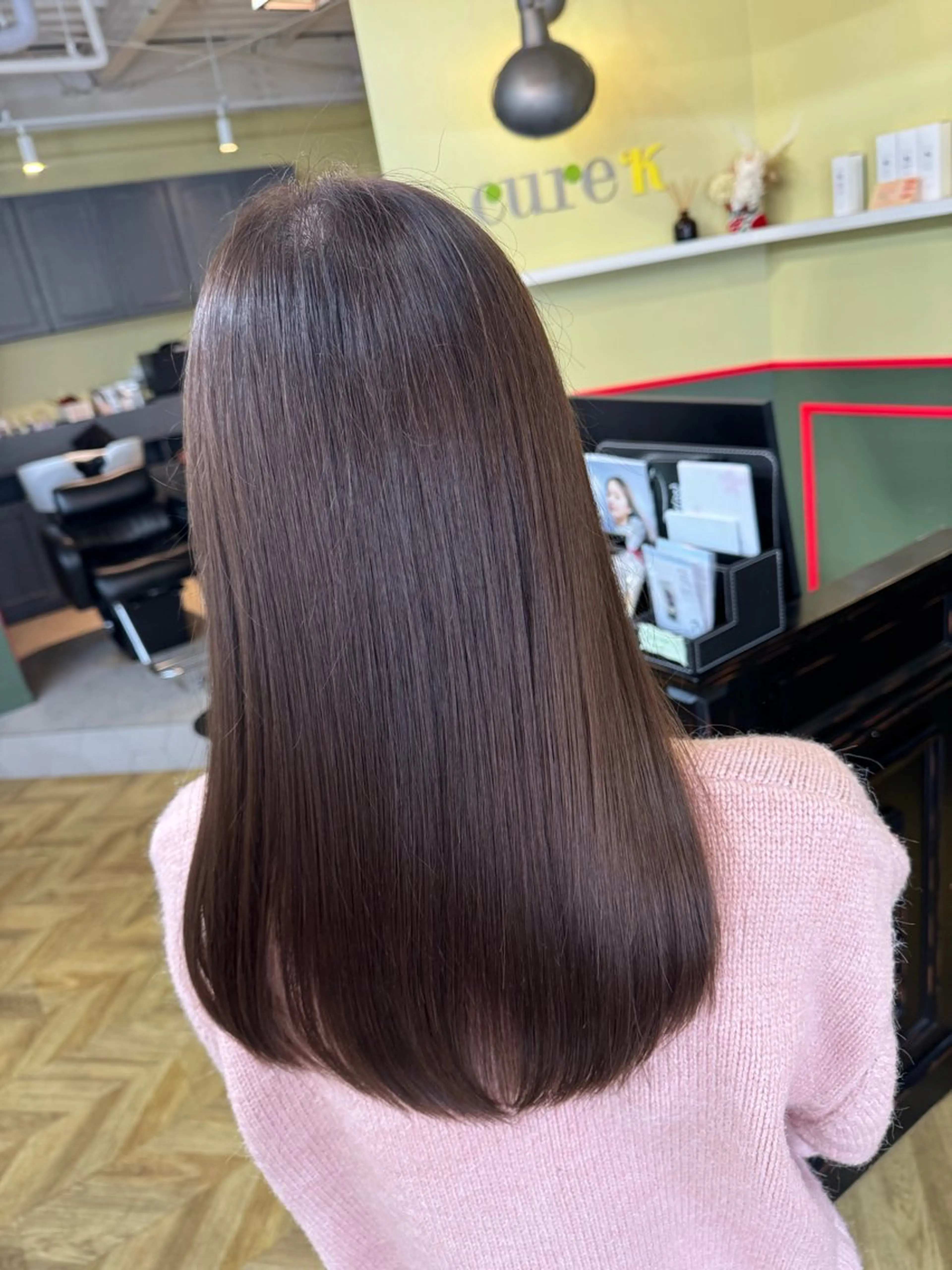 ロング カラー トリートメント ヘアカラー トリートメント ヘッドスパ cureK所属・米倉 麻衣のヘアスタイル