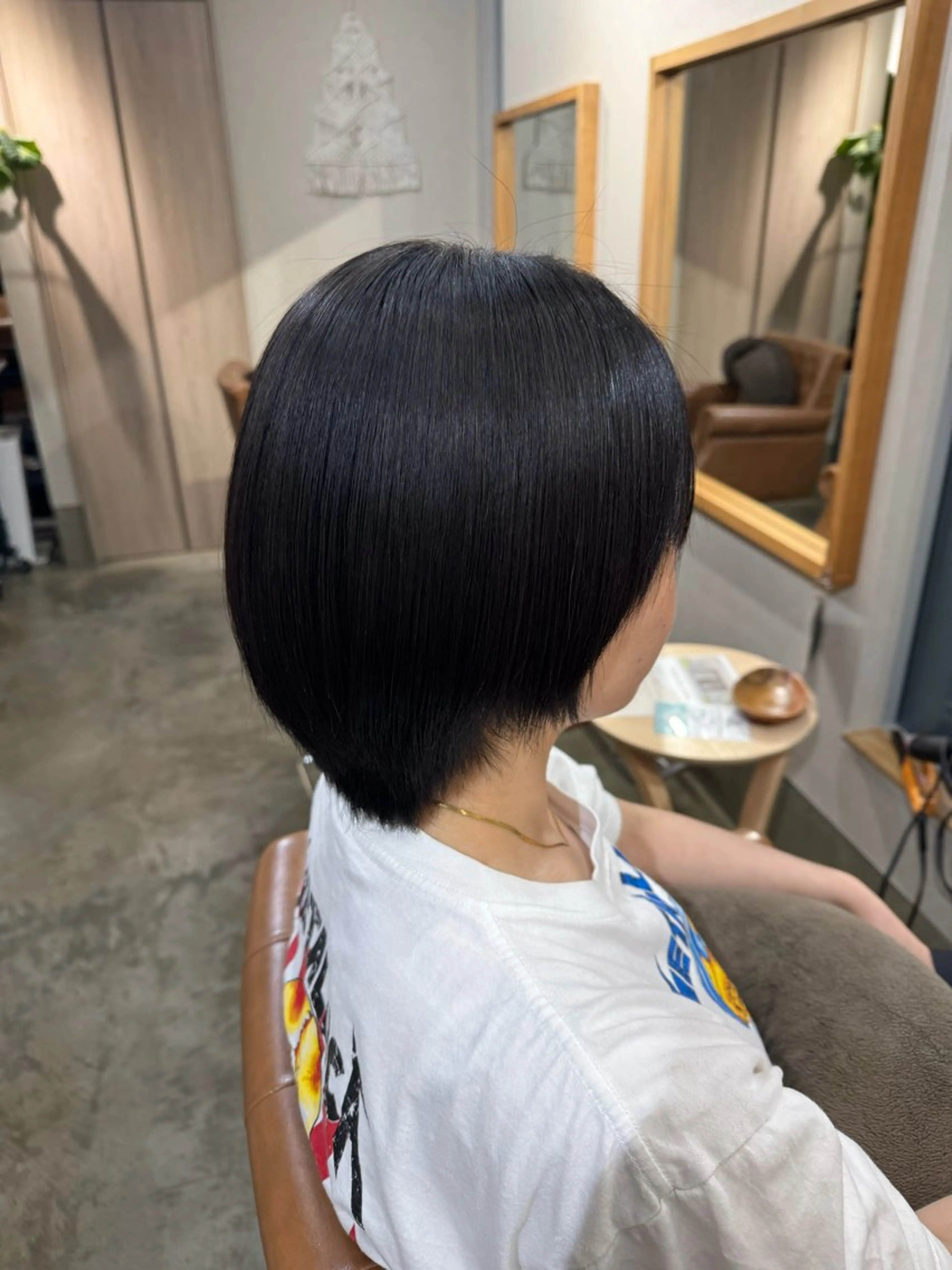 ショート 縮毛矯正 永野 いずみのヘアスタイル