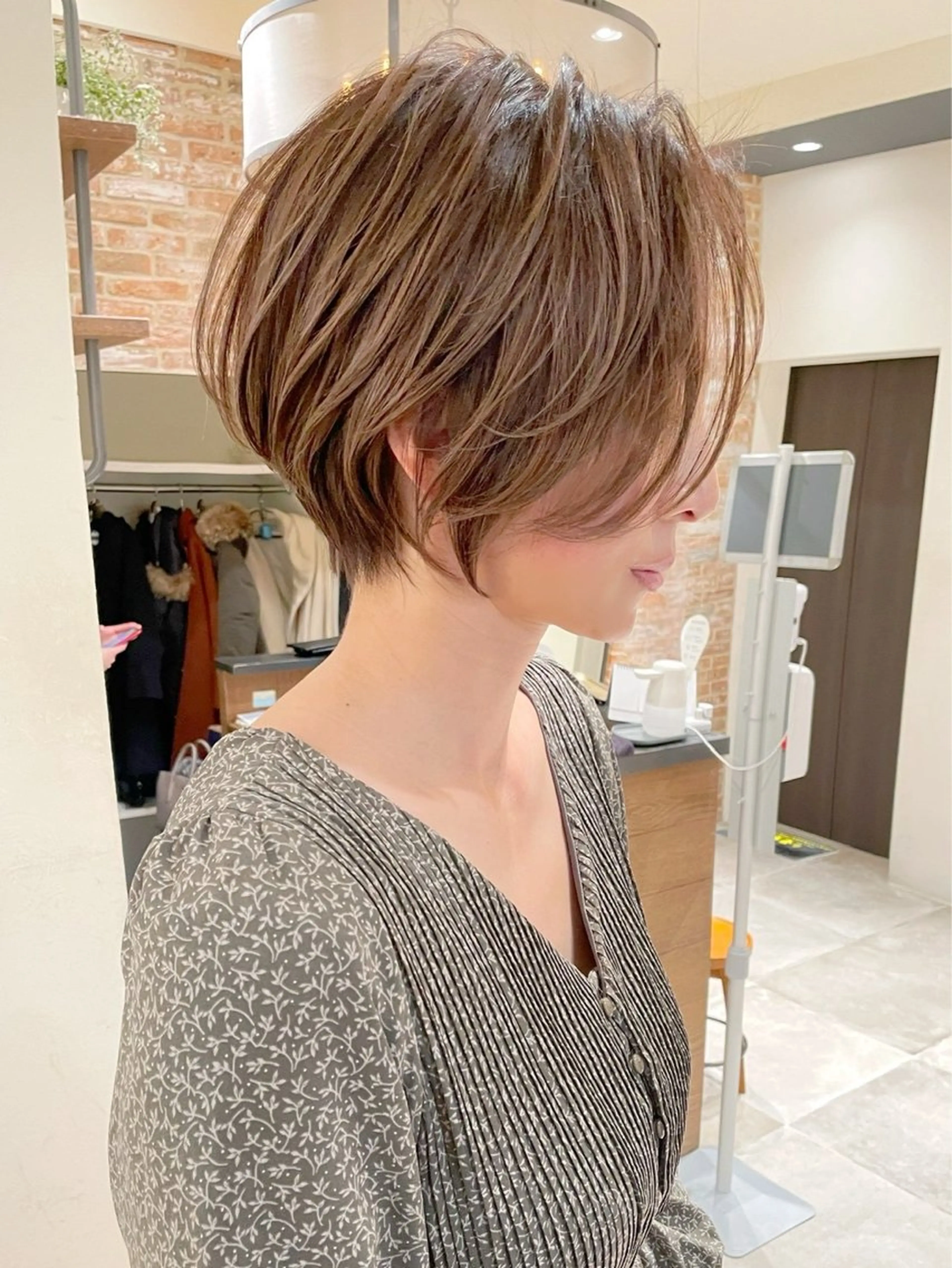 ショート ショートボブ ボブ くびれヘア レイヤーカット ショートヘア GOTODY SHAiRE SALON 天神Bellus店所属・✂︎taiga✂︎ 似合わせショートのヘアスタイル