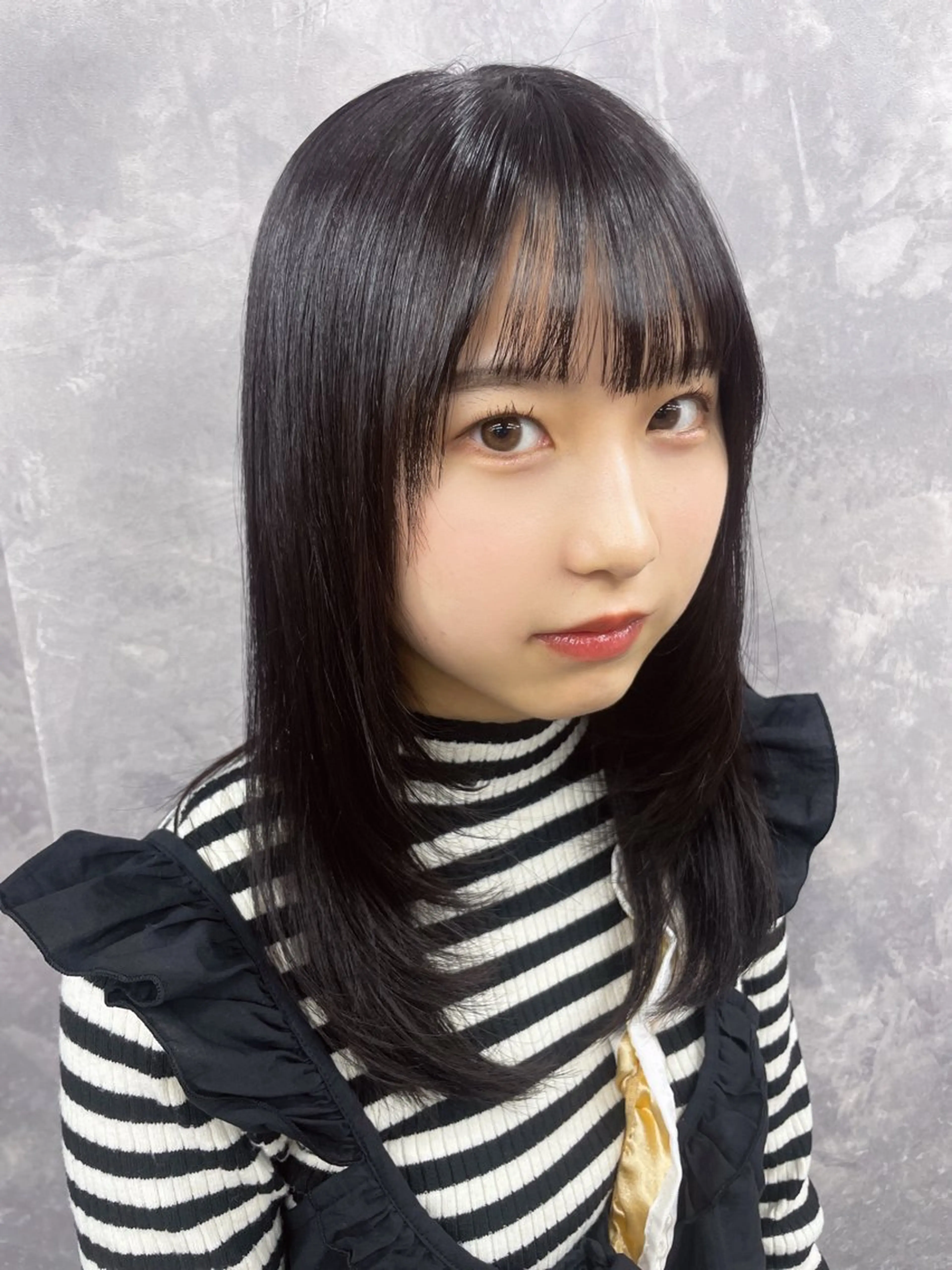 ミディアム カラー Beleza原宿所属・MOMO艶髪 🩵モテカラーのヘアスタイル