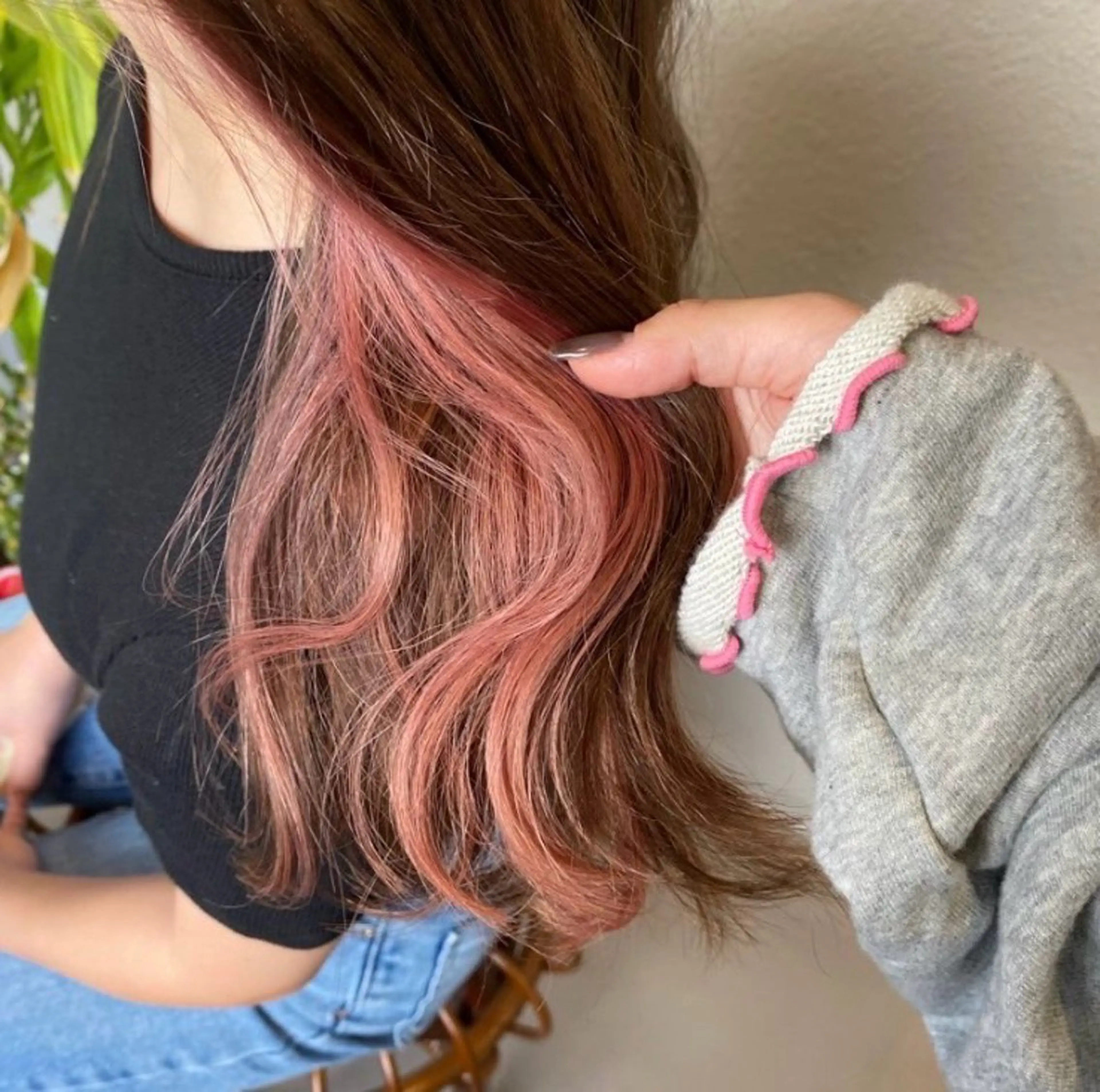 ロング カラー インナーカラー 豊中美容室COCOLUANA所属・CHISATO /暖色カラー❤️のヘアスタイル