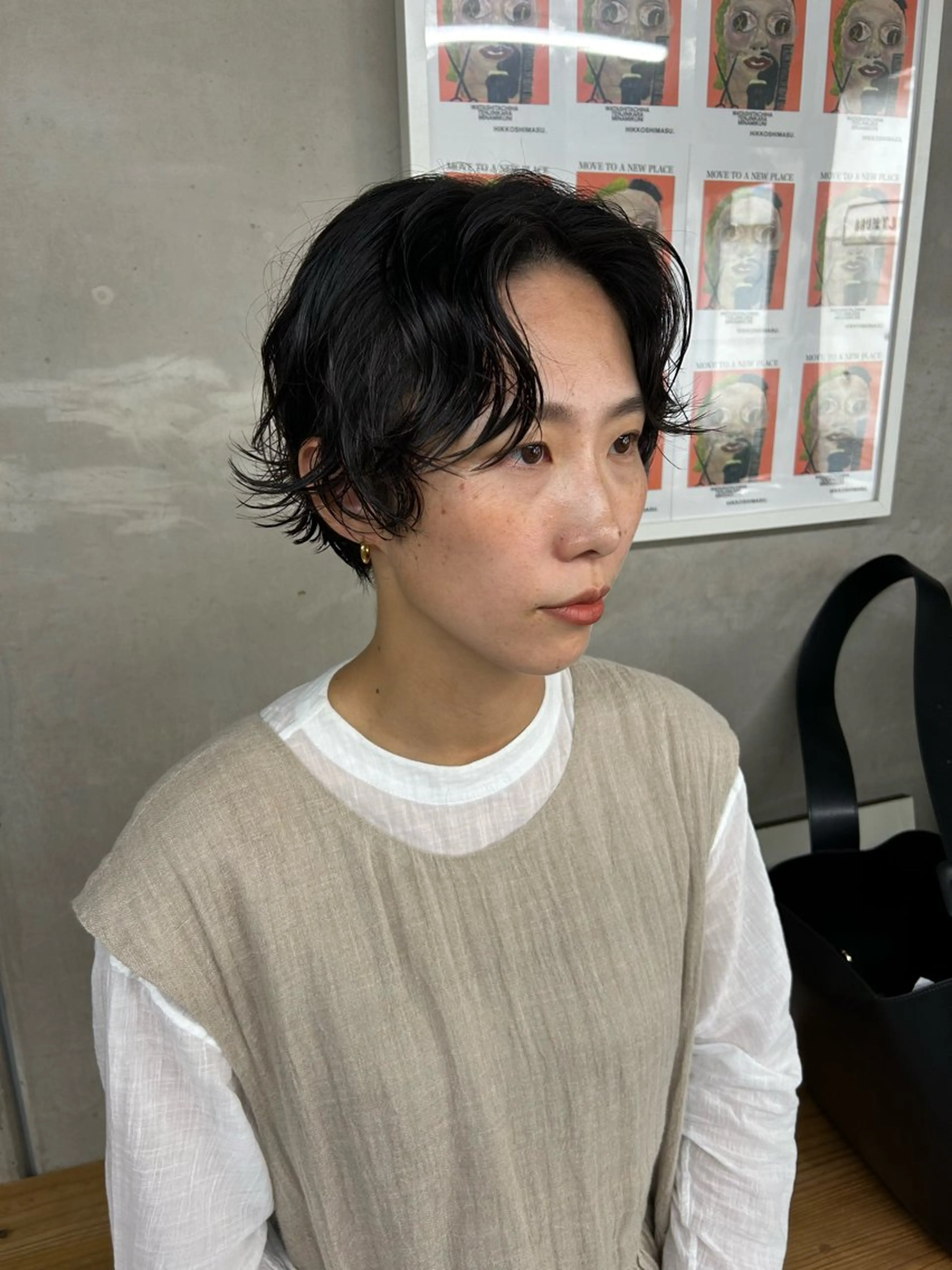 ショート カラー パーマ BRUNTJET所属・MAEDA MADOKAのヘアスタイル
