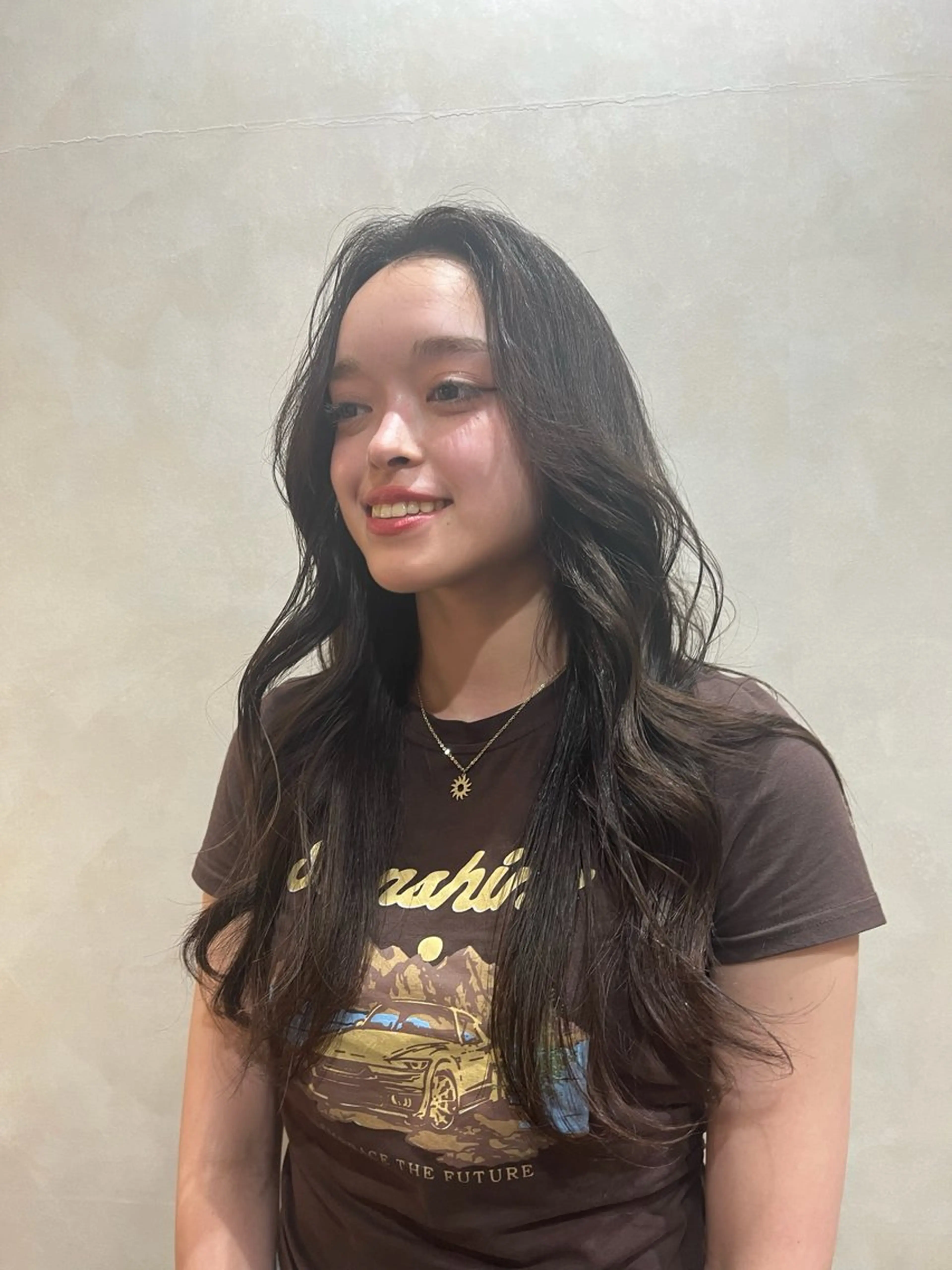 ロング レイヤーカット Collet Ginza所属・外国人風レイヤー ボブパーマYukiのヘアスタイル