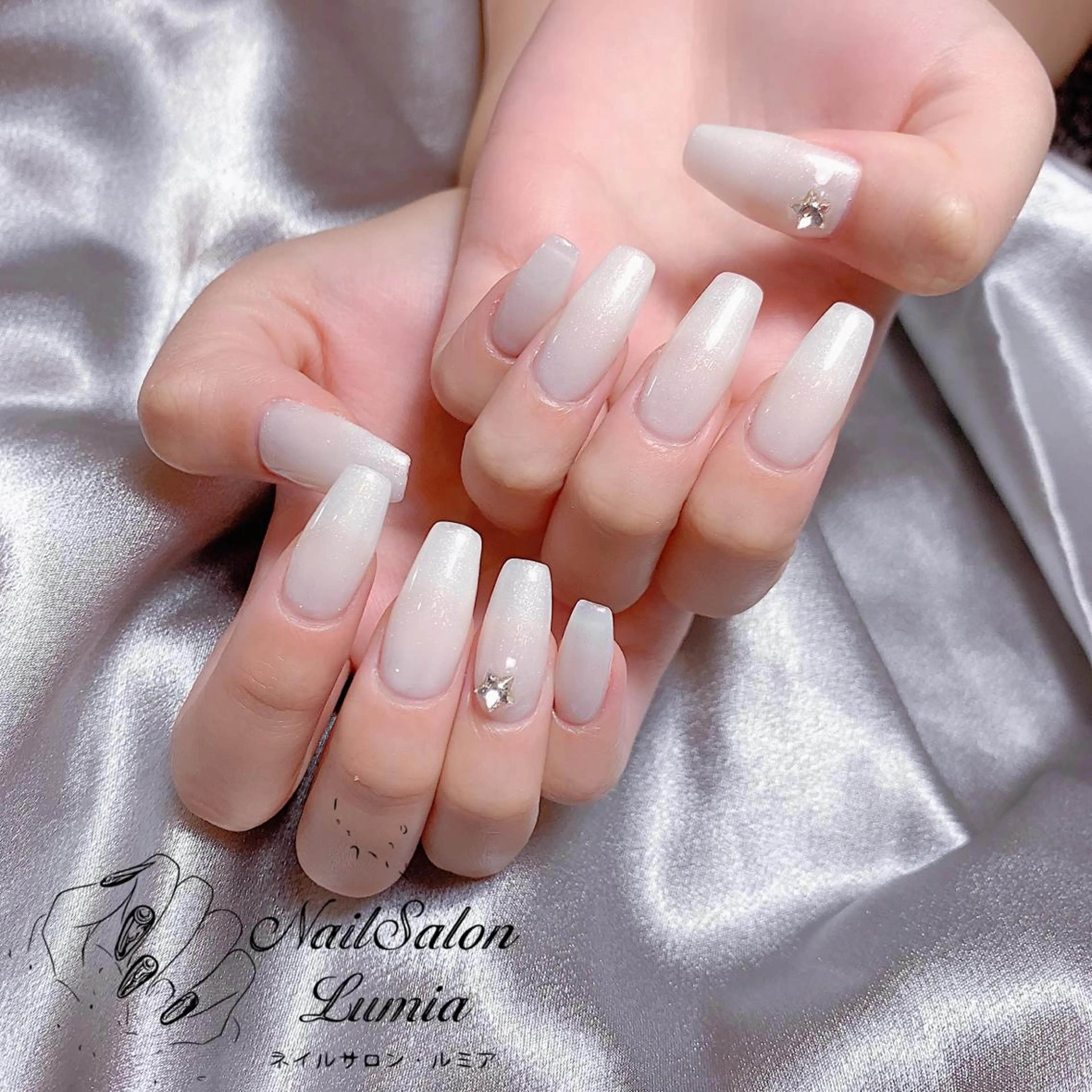 ネイル ハンドネイル ネイルサロン ルミア Lumia 店長のネイルデザイン