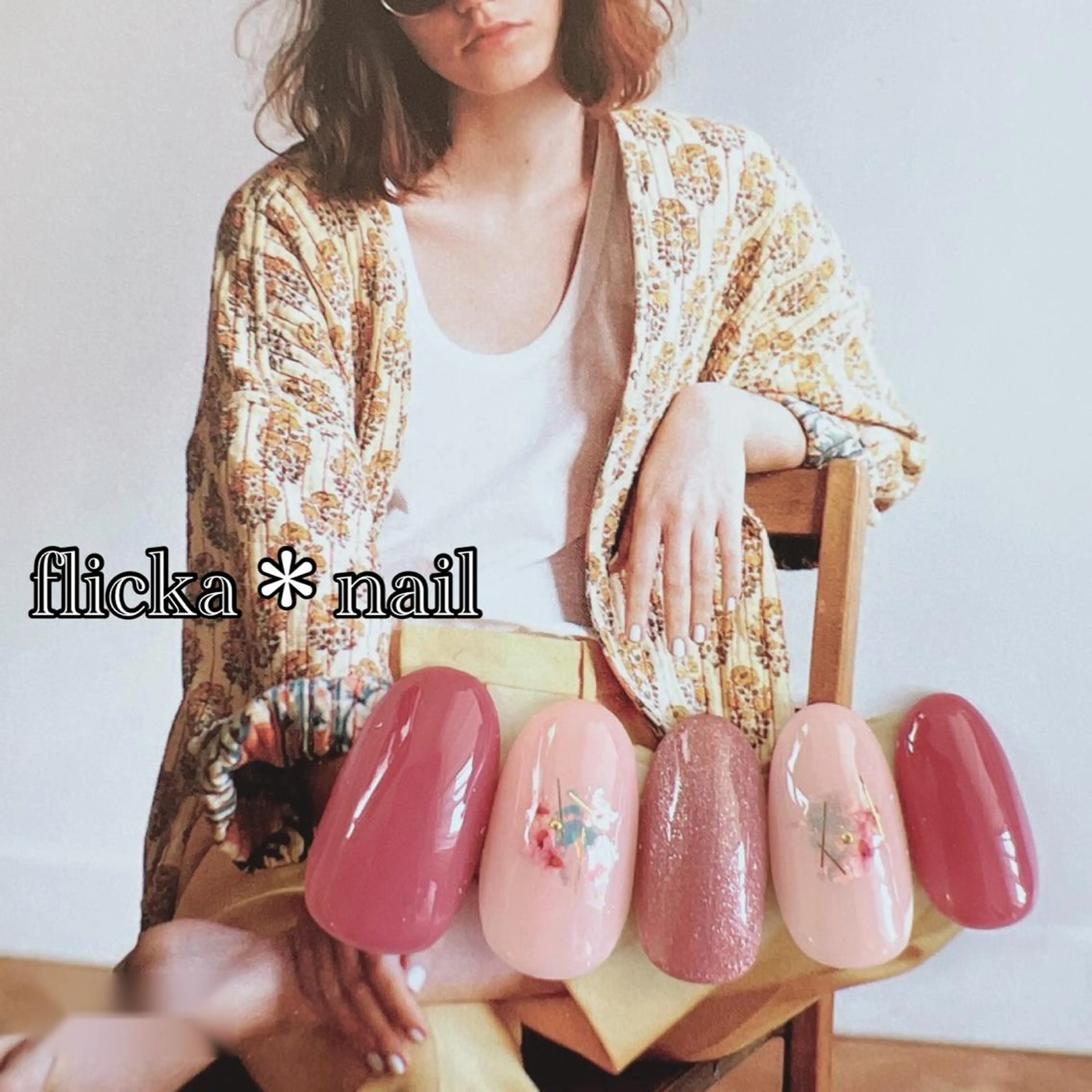 ネイル フラワーネイル ハンドネイル flicka＊nail所属・flicka* nailのネイルデザイン