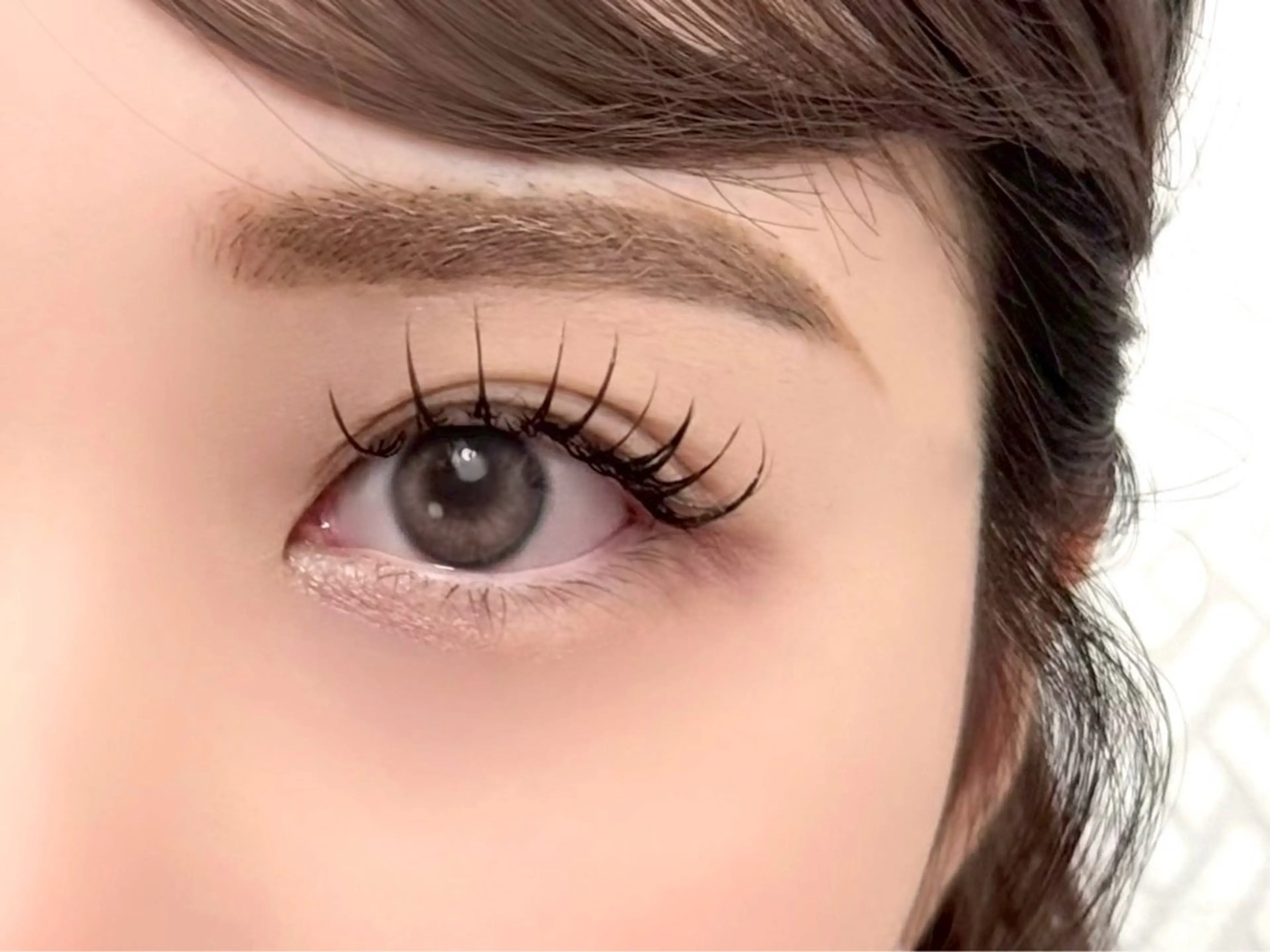 ナチュラル☆マツエク初めての方はこちら☆上フラットラッシュ80本の写真