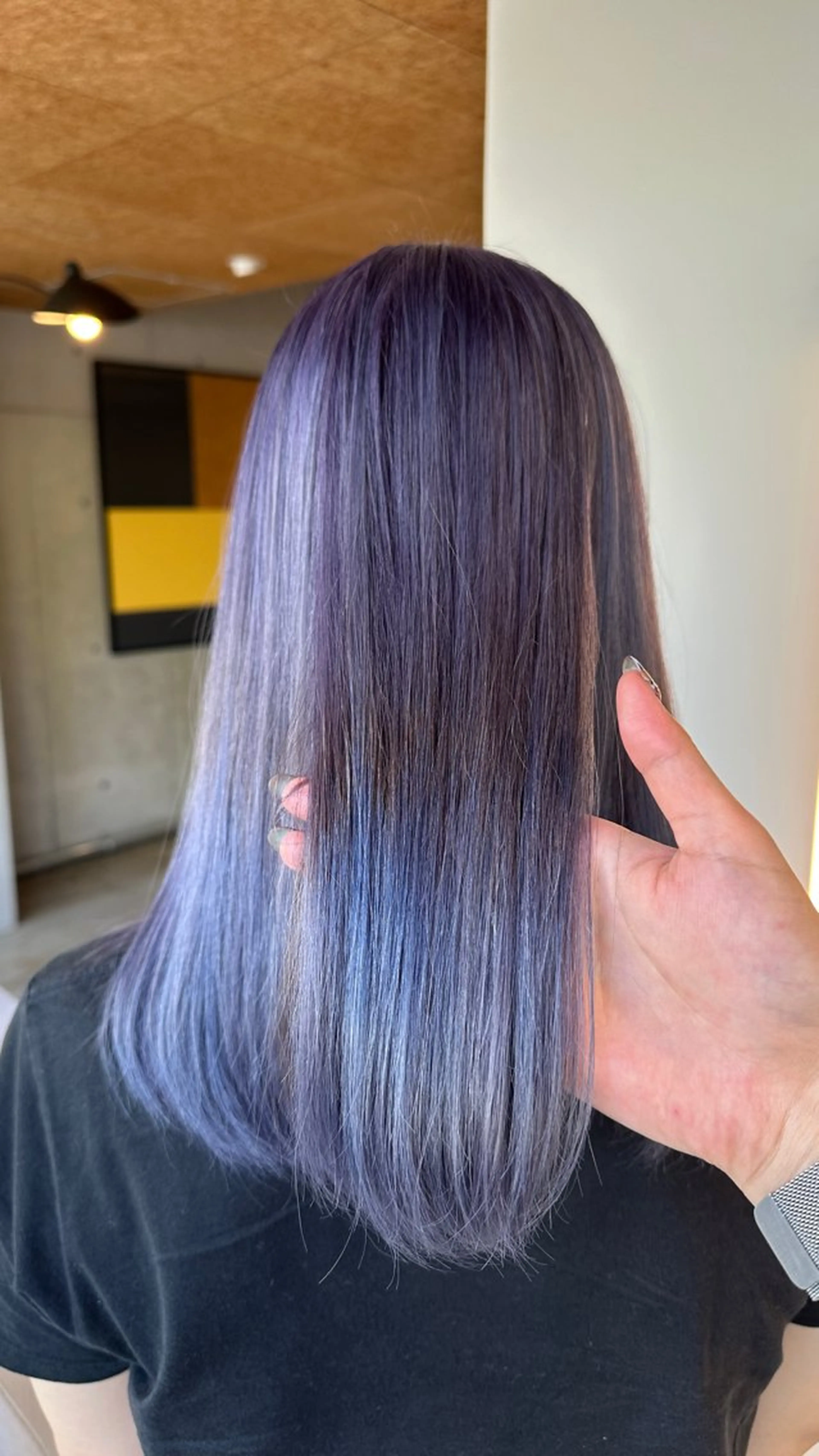 セミロング 古川 杏果のヘアスタイル