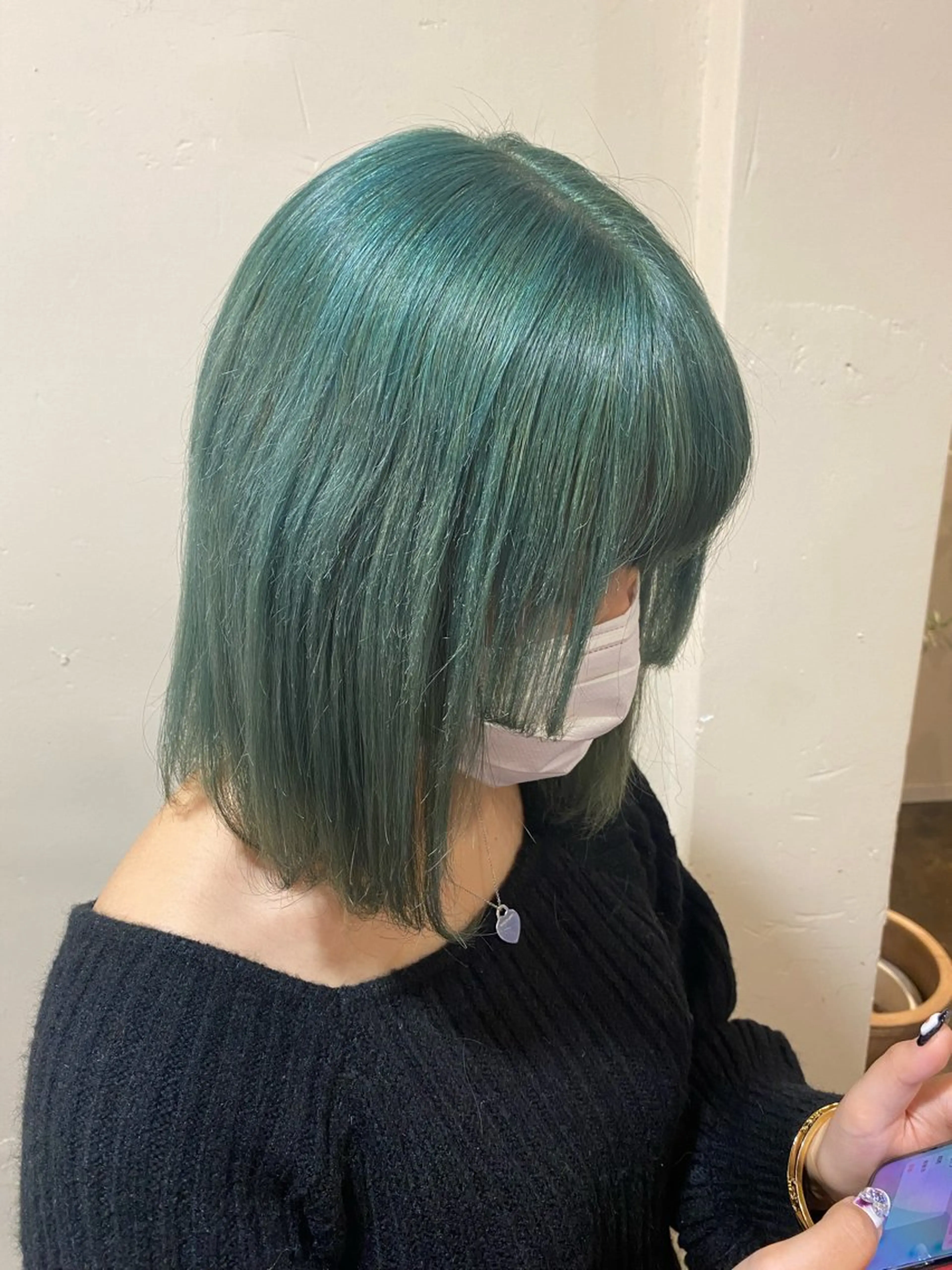 ミディアム カラー ZAZA YUKAのヘアスタイル