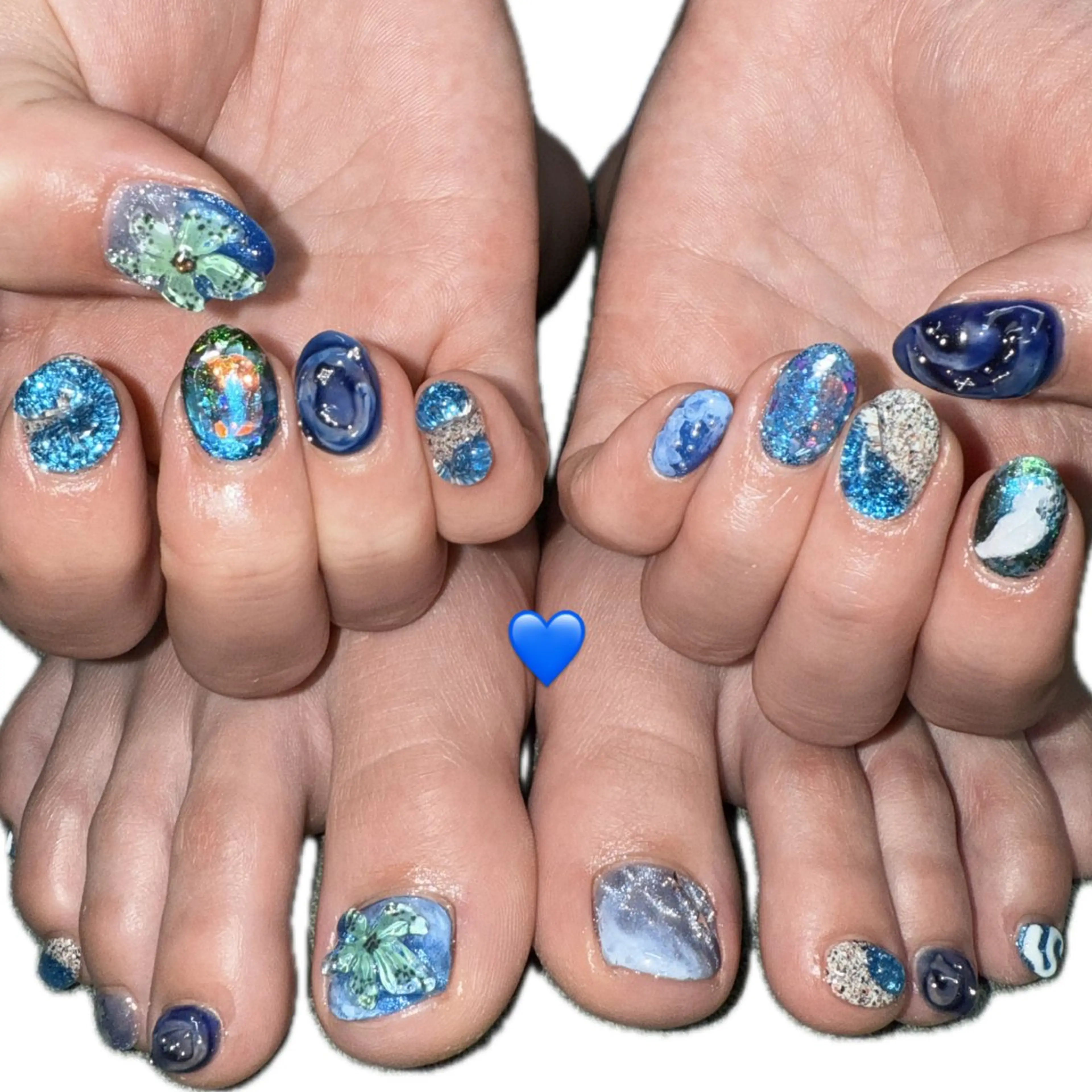 ネイル フットネイル シンプルネイル 夏ネイル posa nail モエミのネイルデザイン