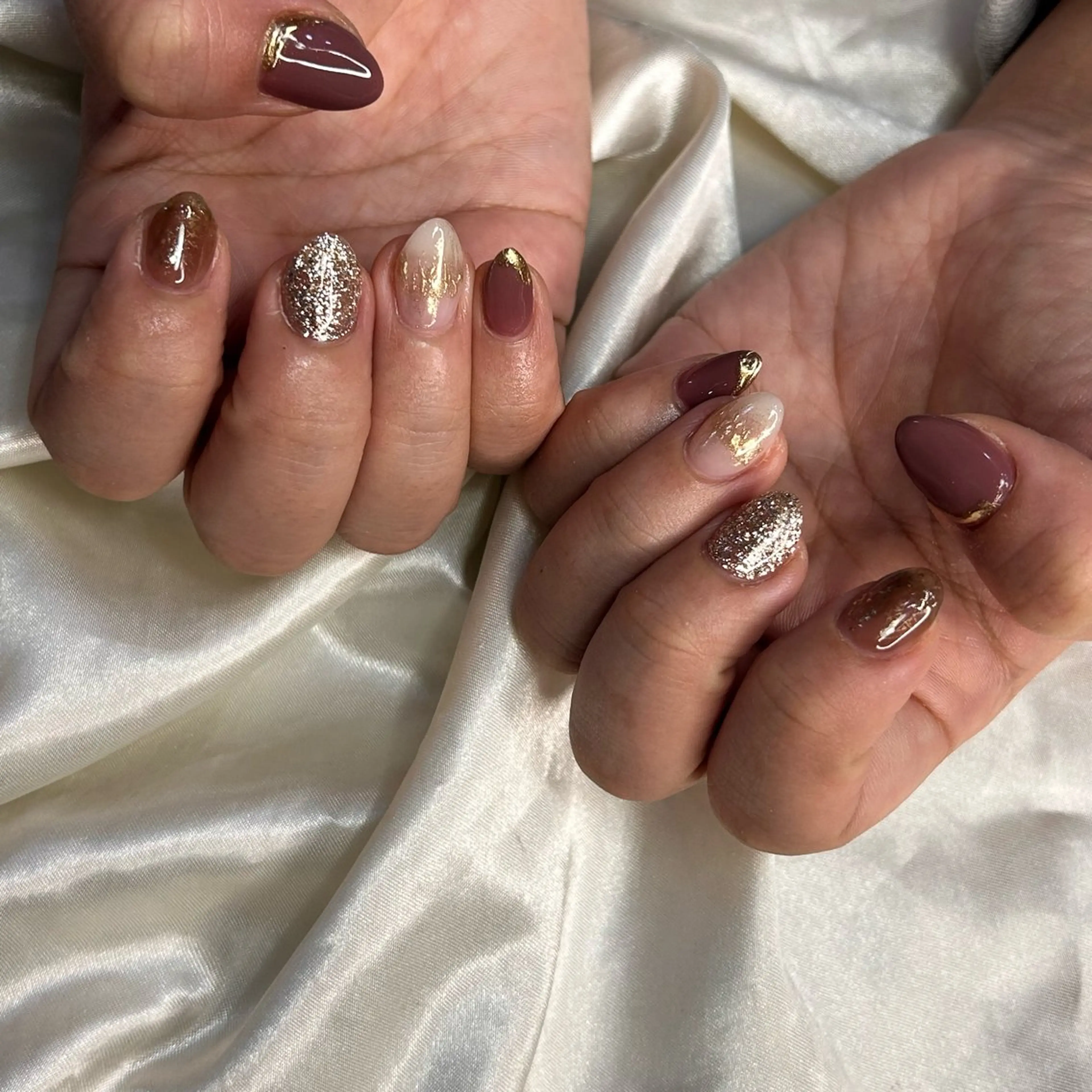 ネイル ハンドネイル 西岡 杏のネイルデザイン