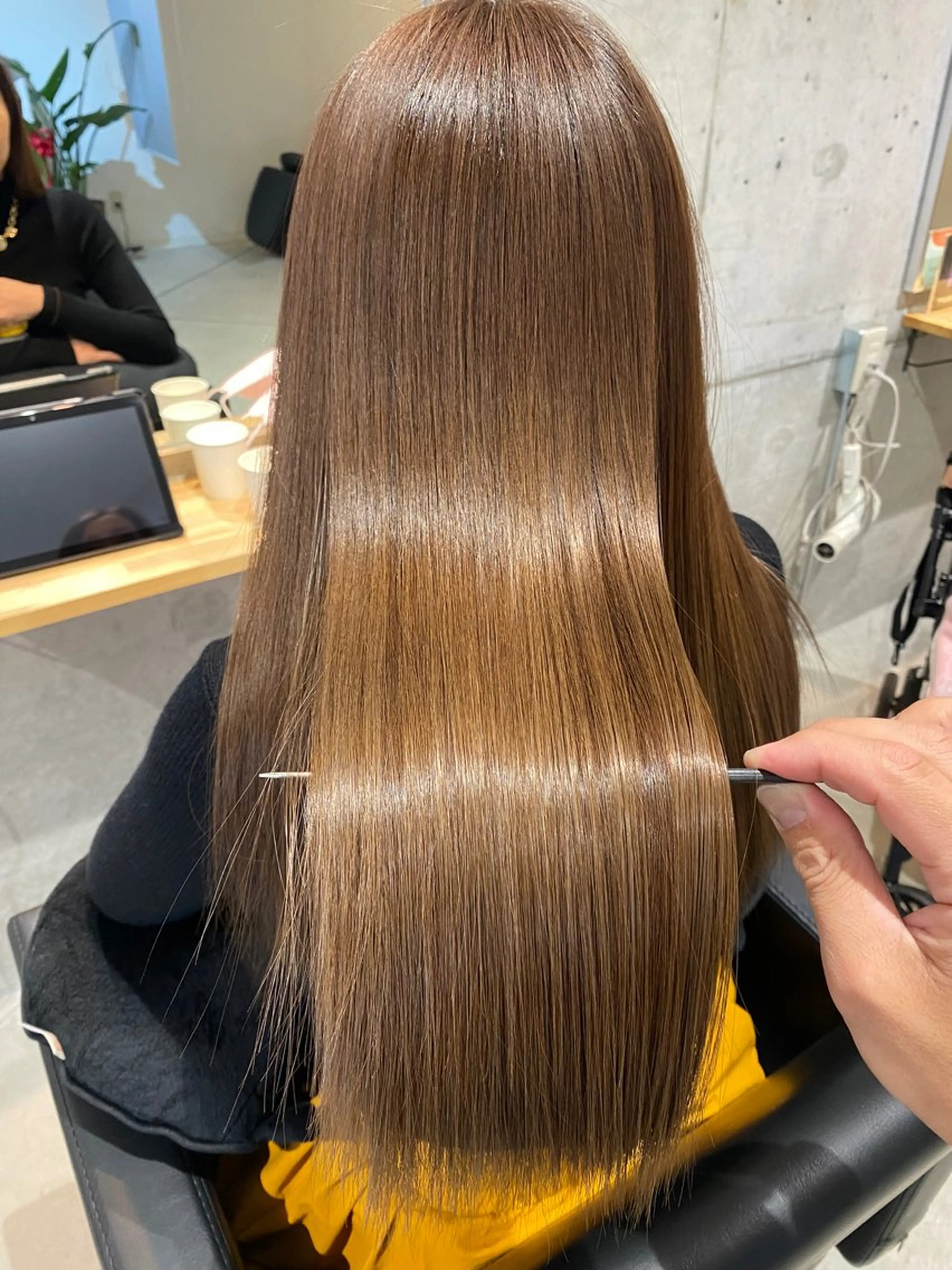 ロング ヘアカラー トリートメント ATRAS hair Bezia所属・波濤 優季のヘアスタイル