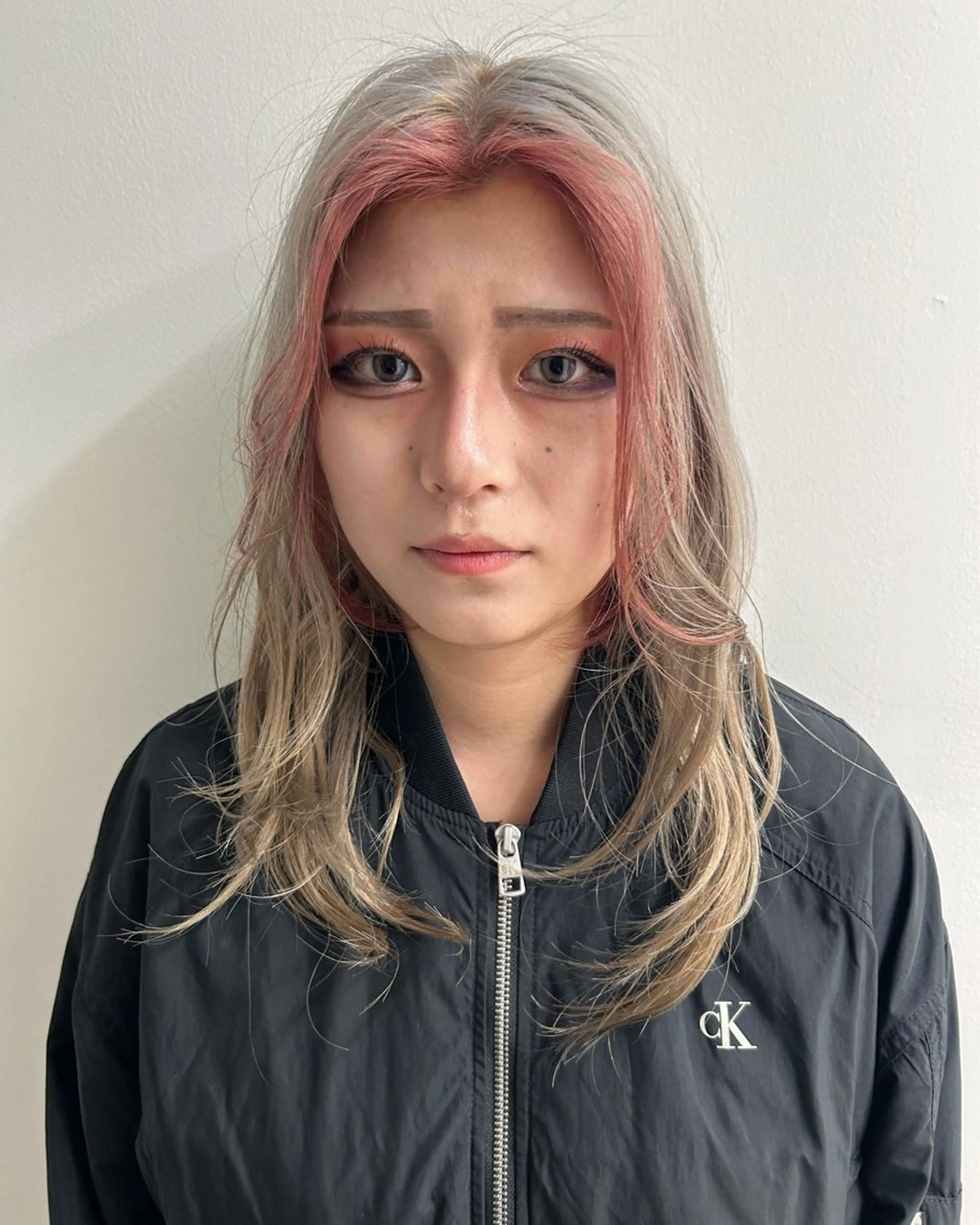 セミロング カラー ヘアカラー トリートメント ケアパーマ/ケアブリ ーチdaisukeのヘアスタイル