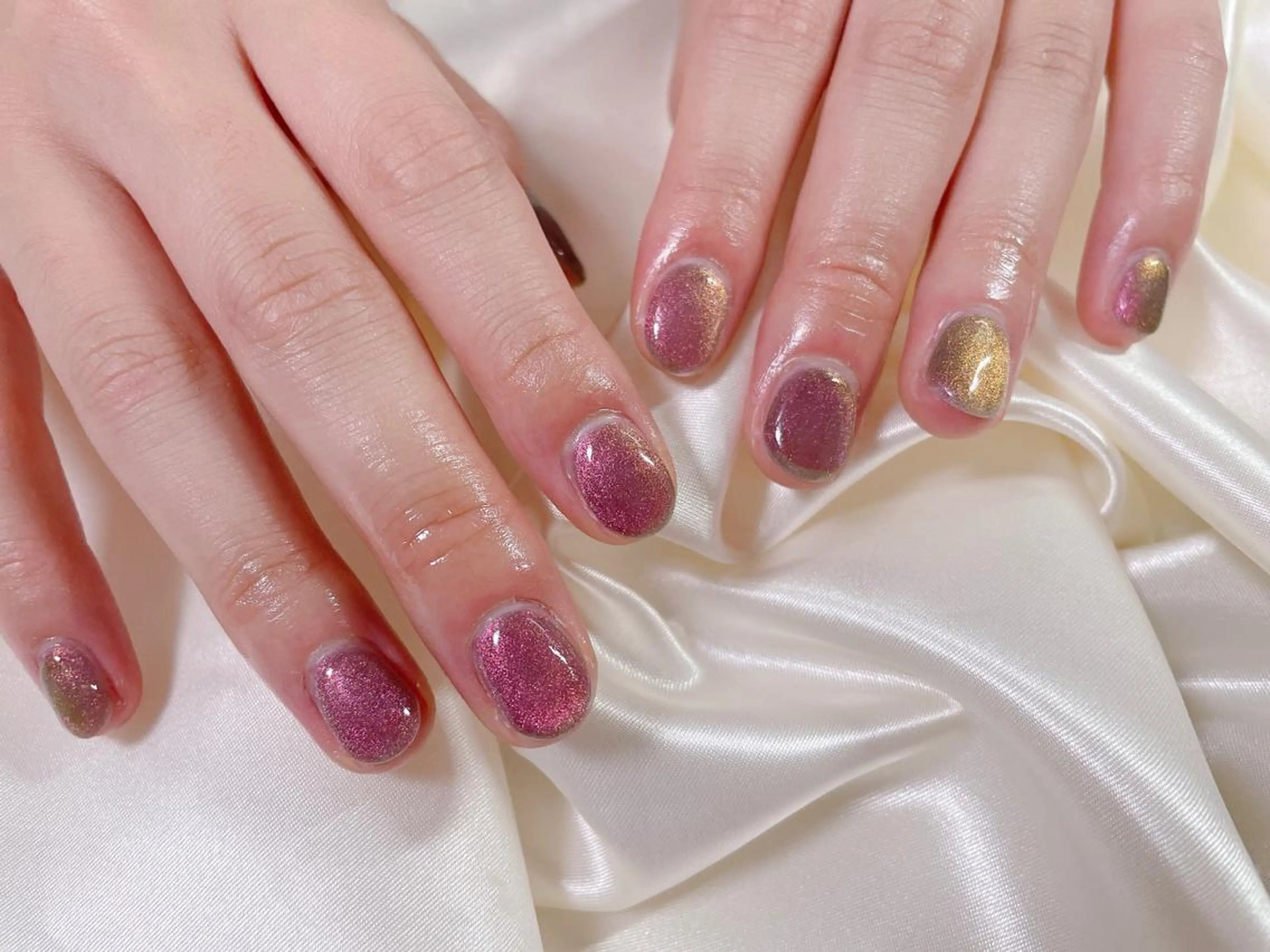 ネイル マグネットネイル ハンドネイル Mogu nail 二子玉川のネイルデザイン