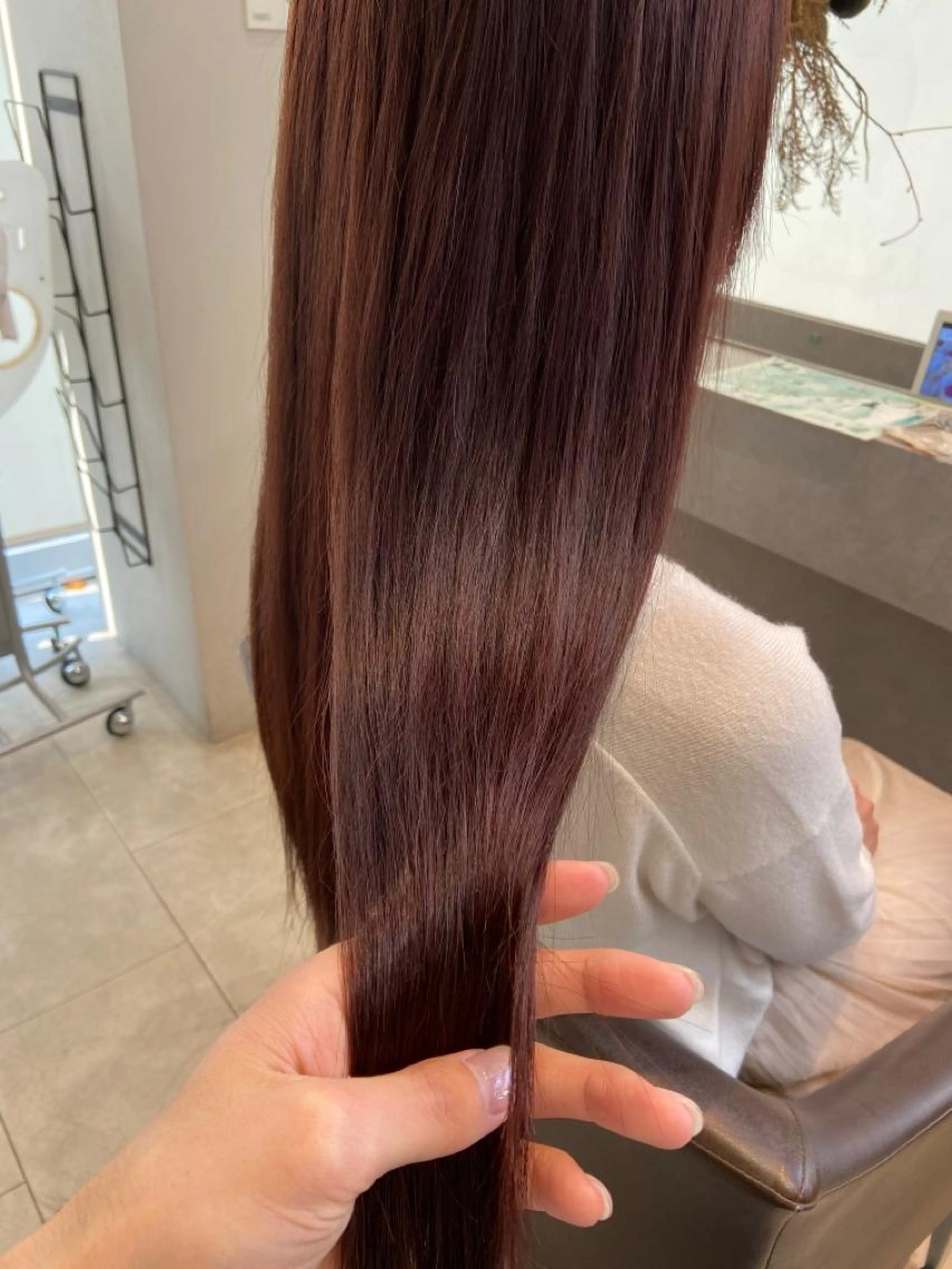 似合わせカット＋透明感カラー🫧（プレミアムorイルミナカラー）＋オーガニックtrの写真