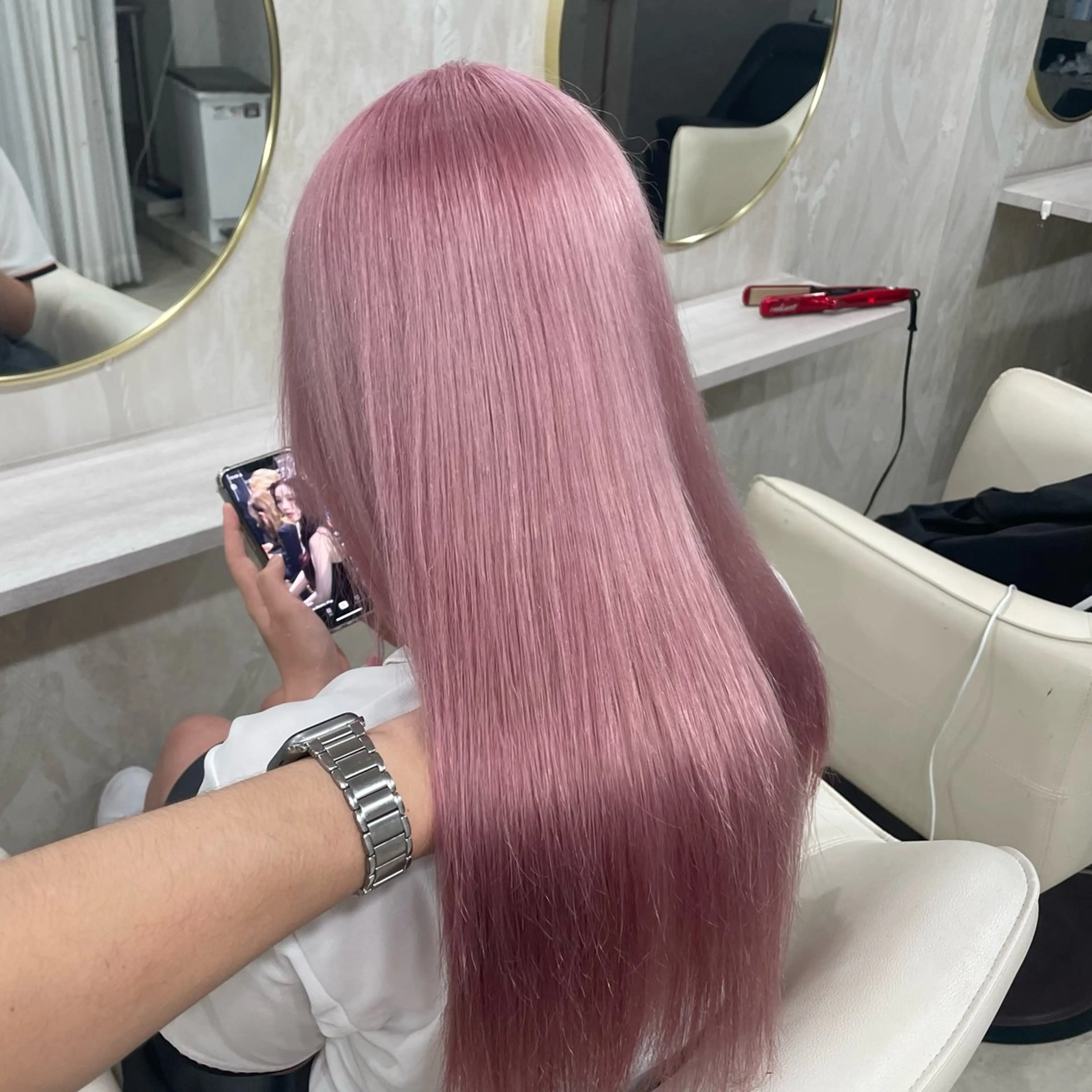 ロング ヘアカラー トリートメント 🌟ハイトーン/ボブ /RYOJU🌟のヘアスタイル