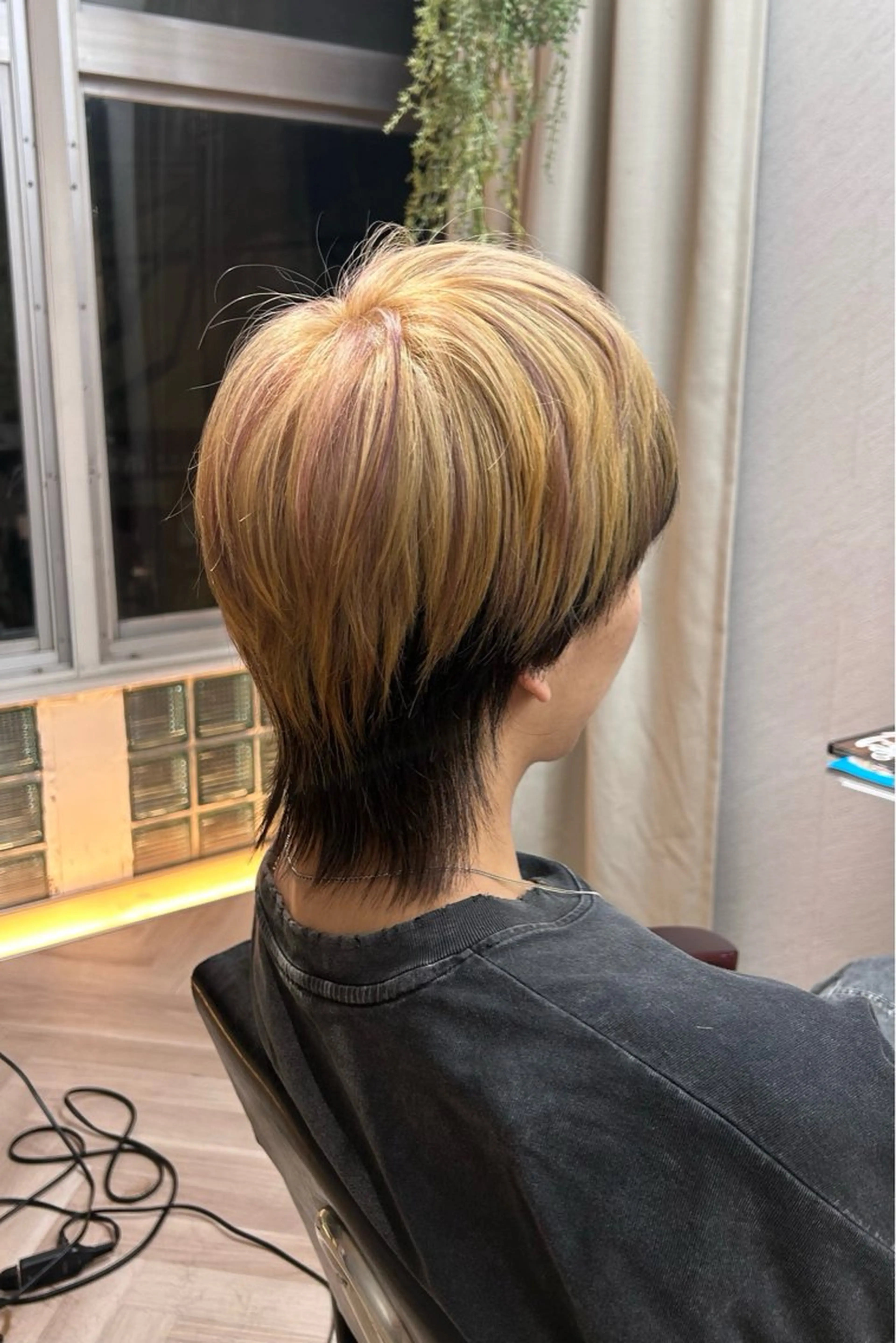 ミディアム カラー メンズ ヘアカラー flower所属・原田 歩実のヘアスタイル