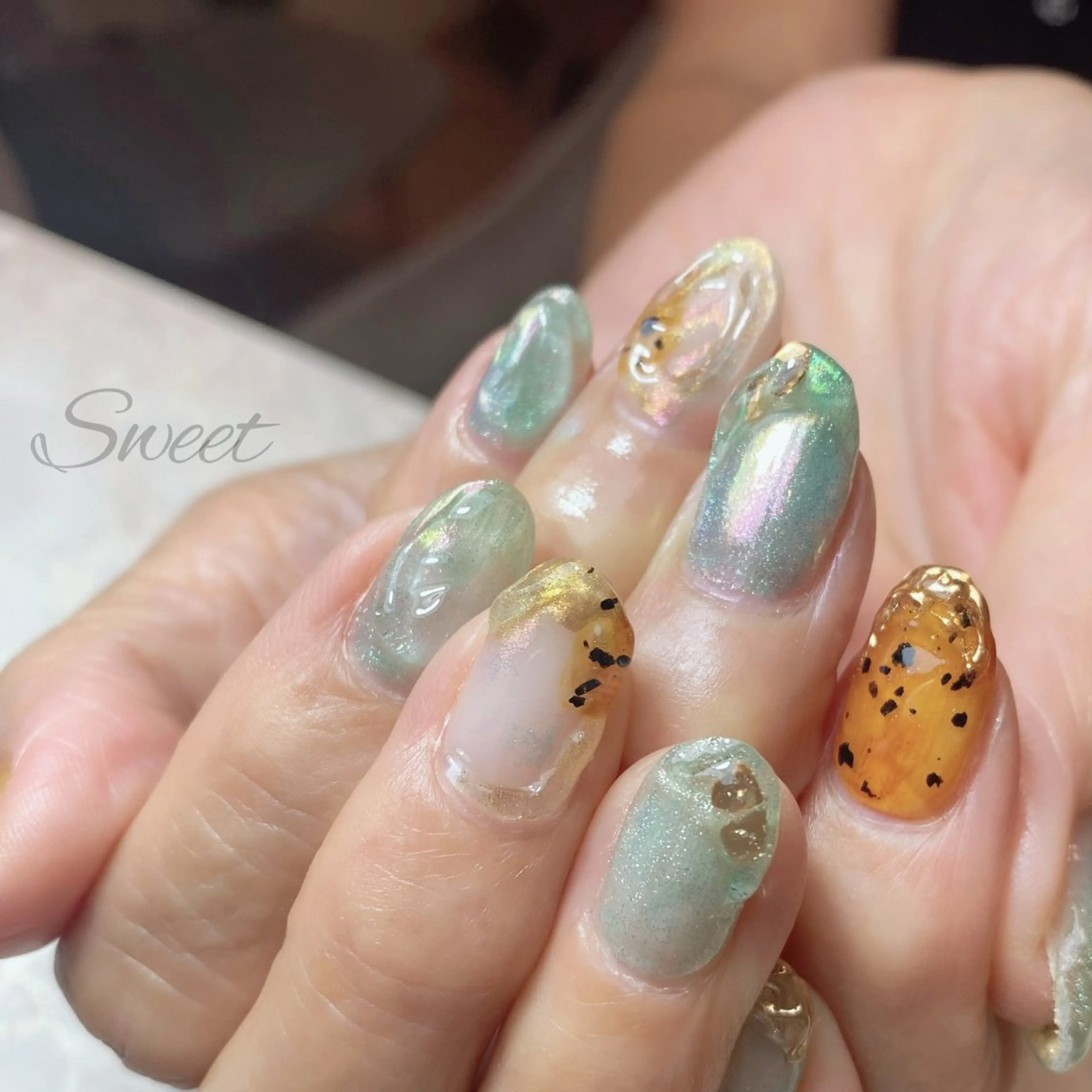 ネイル sweet 仲野陽子のネイルデザイン