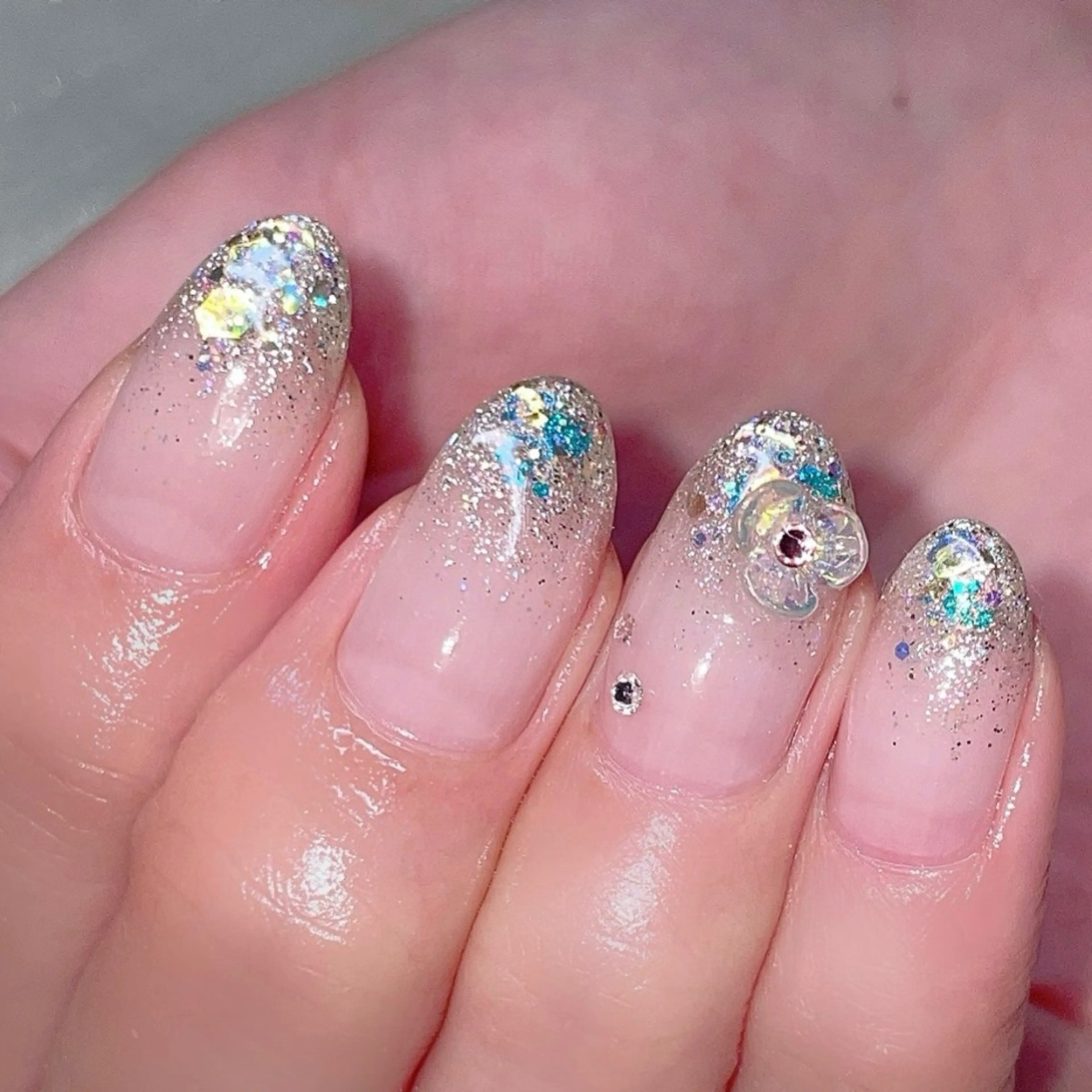 ネイル ストーンネイル ハンドネイル Nailist SUZU所属・Nailist suzuのネイルデザイン