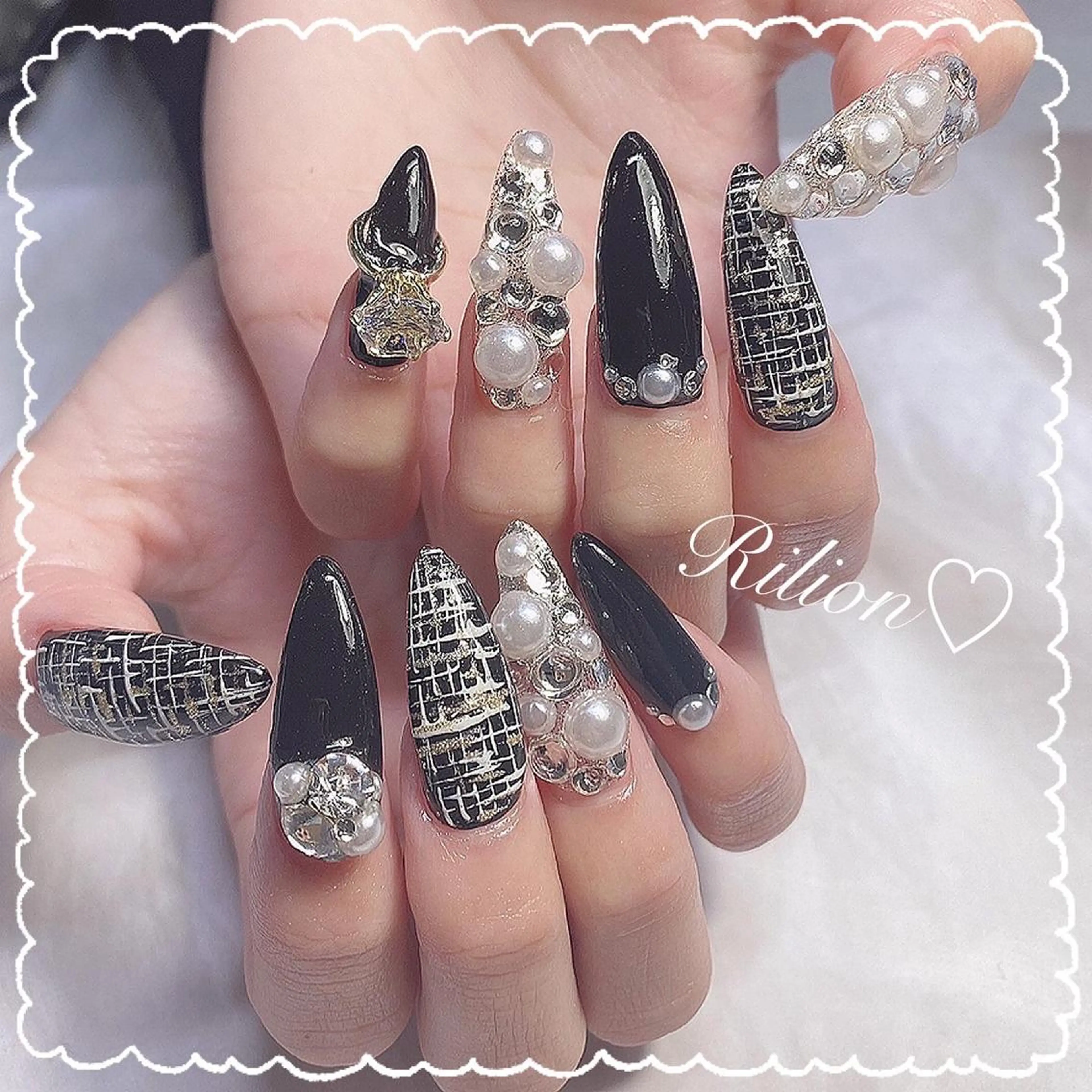 ネイル RiLion💗 Risa🦋💜のネイルデザイン