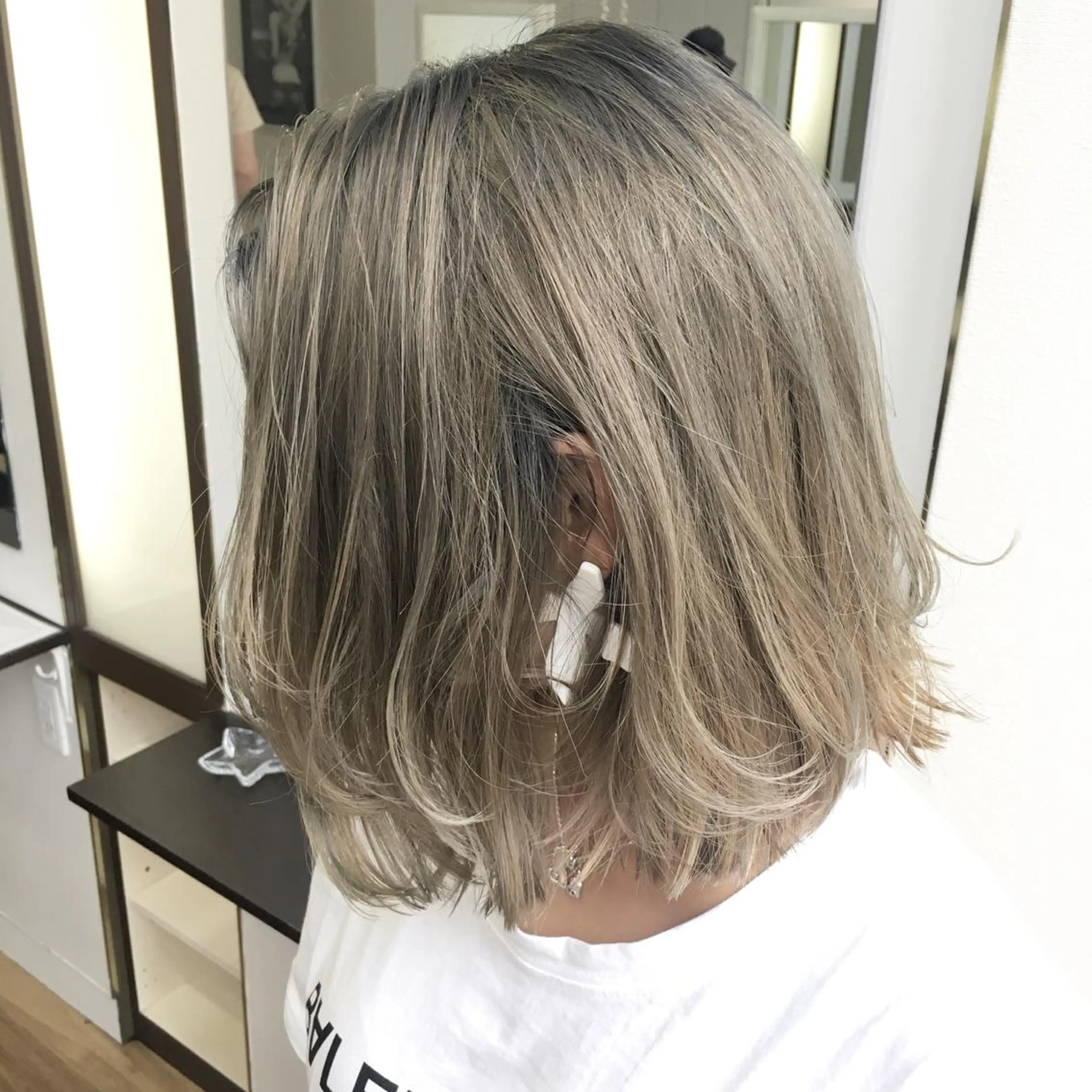 ミディアム タカハシ ユウキのヘアスタイル