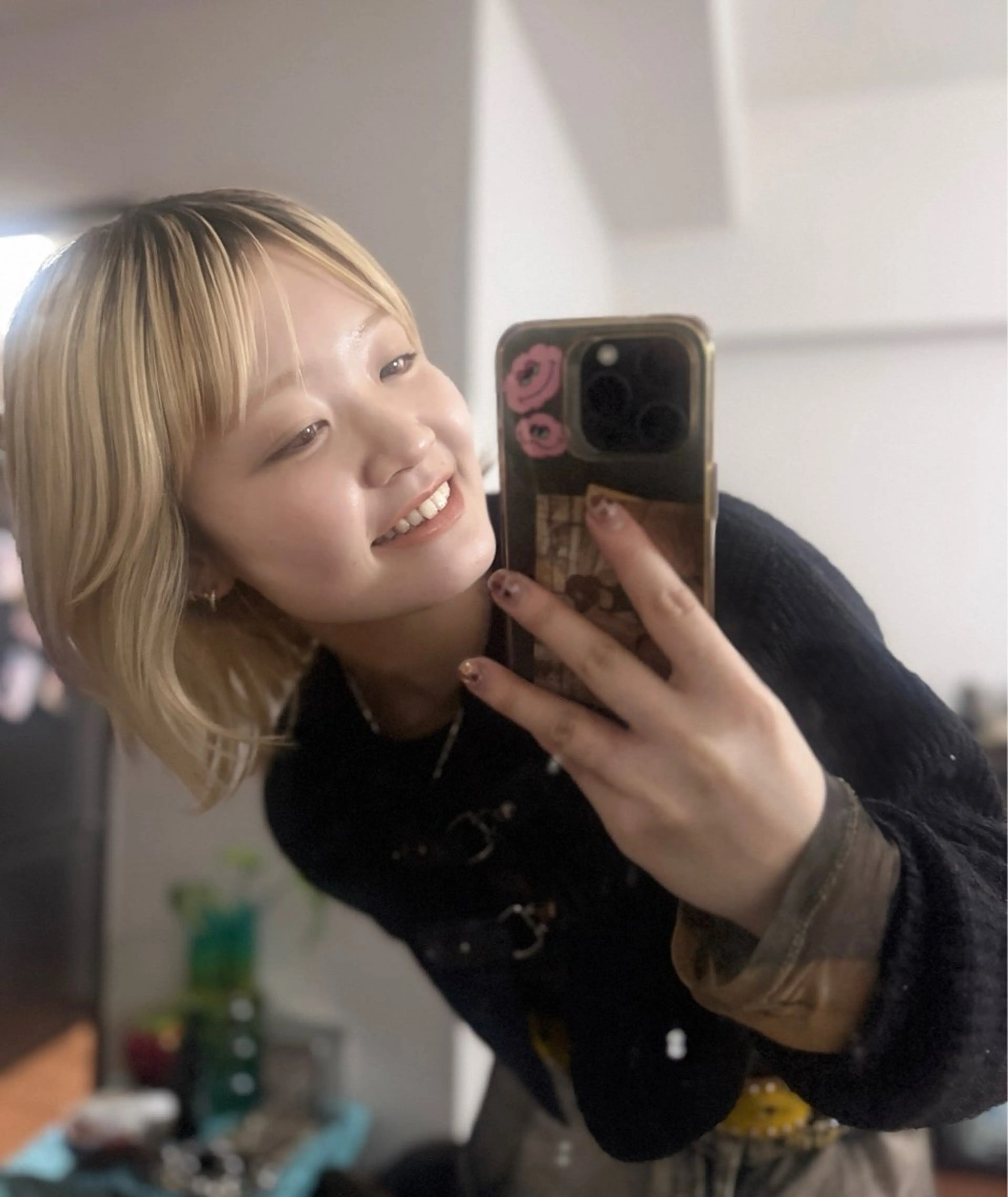 ミディアム レイヤーカット saki/Insta fleur_sakiのヘアスタイル