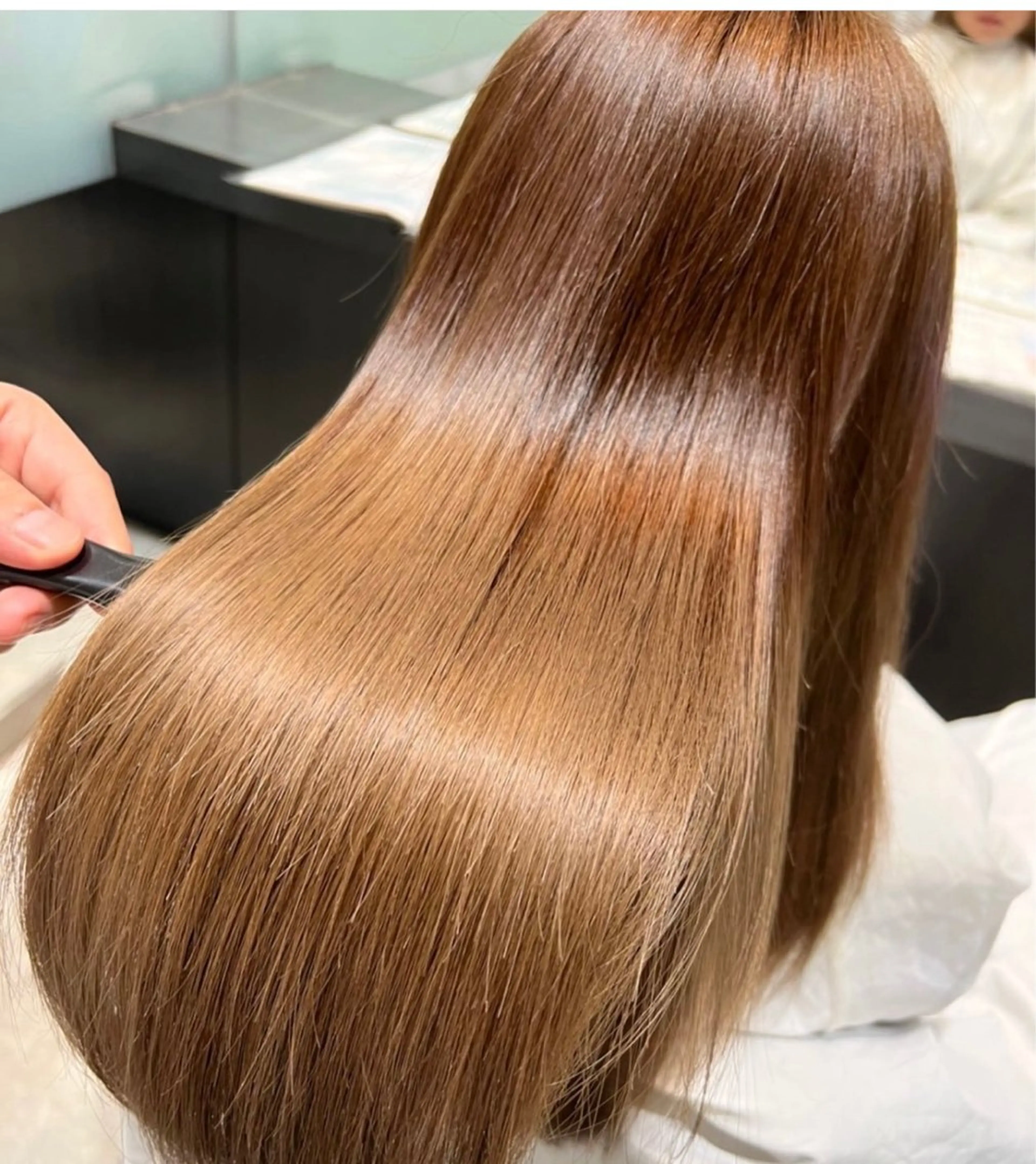 カラー 髪質改善 林 美月のヘアスタイル