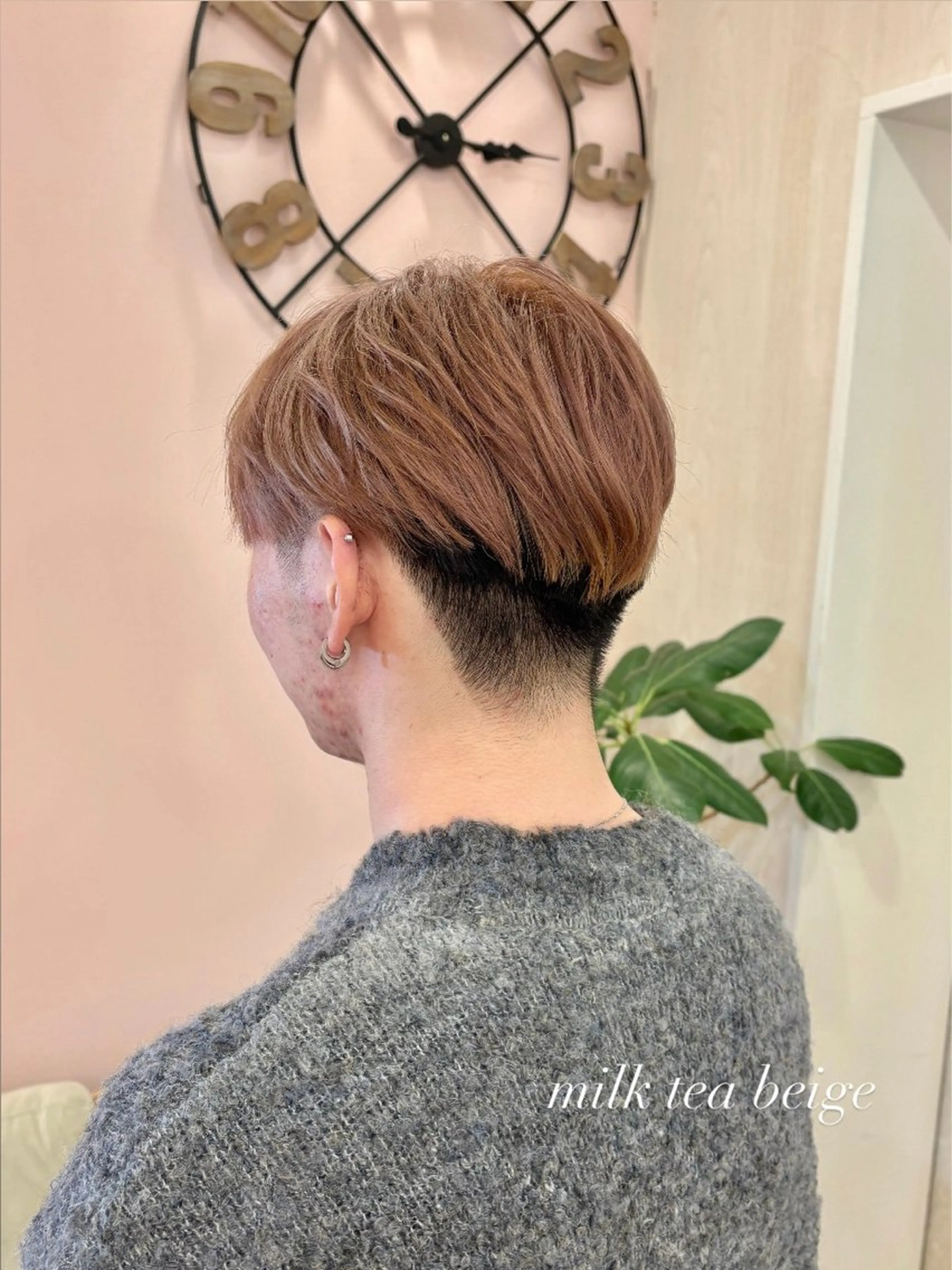 カラー メンズ カット ヘアカラー 韓国ヘア🧸髪質改善 🧸きくちみさきのヘアスタイル