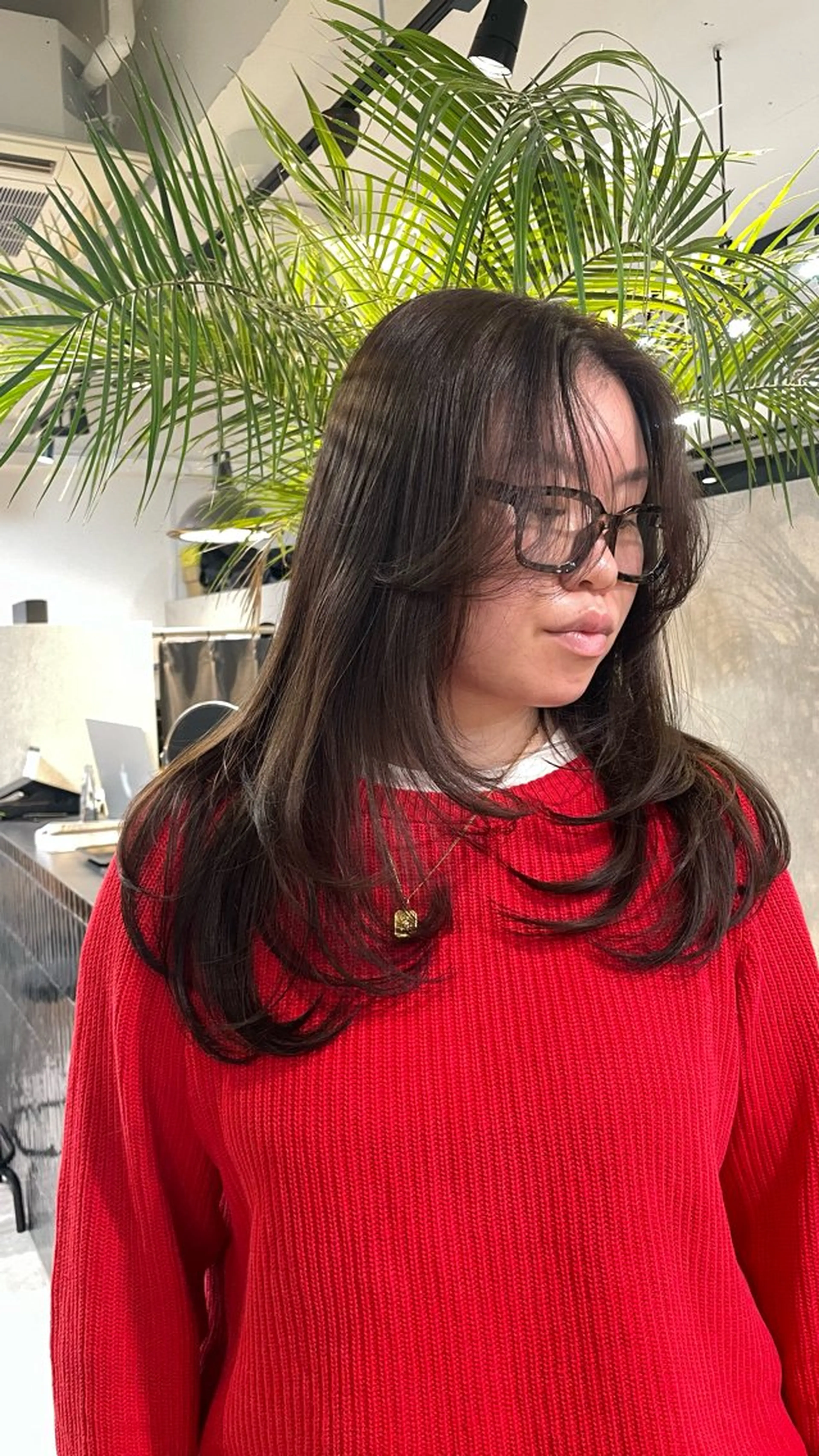 ロング Merlyosaka 早川未来のヘアスタイル