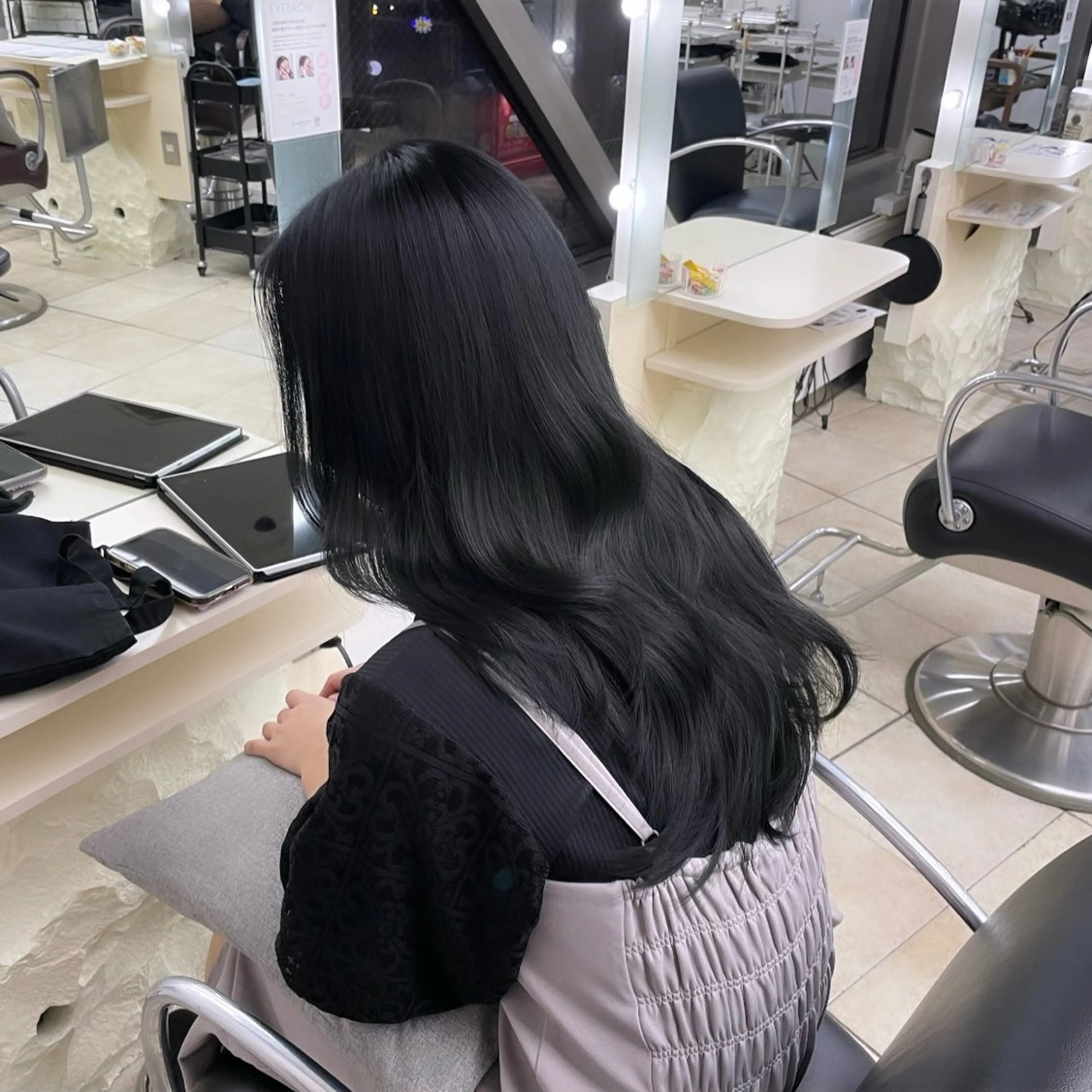 ロング カラー 透明感カラー ヘアカラー トリートメント 🐈‍⬛カチモリ/暖 色/𝐌𝐢𝐤𝐮のヘアスタイル