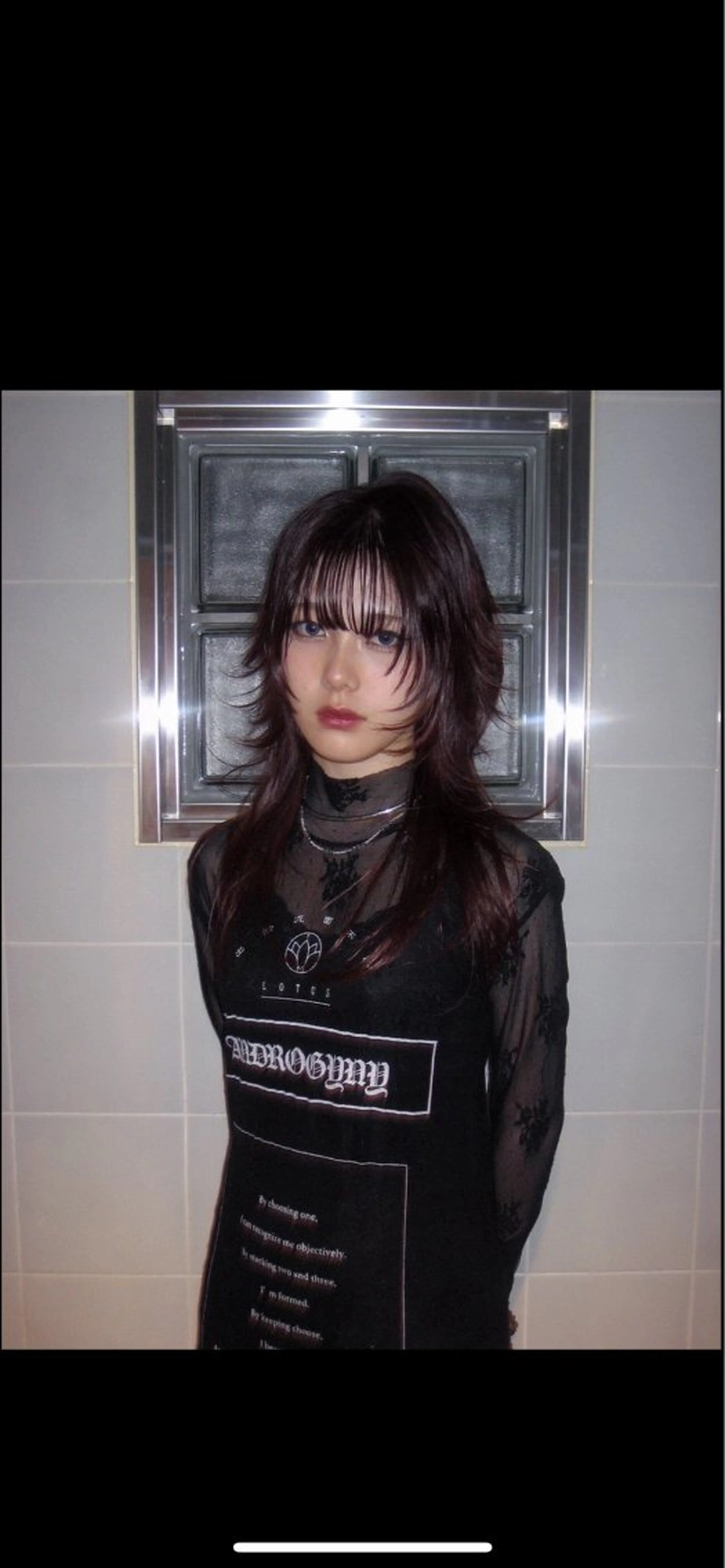 ロング カラー ブラウンカラー 顔周りカット ハイレイヤー レイヤーカット トリートメント 山口 あかりのヘアスタイル