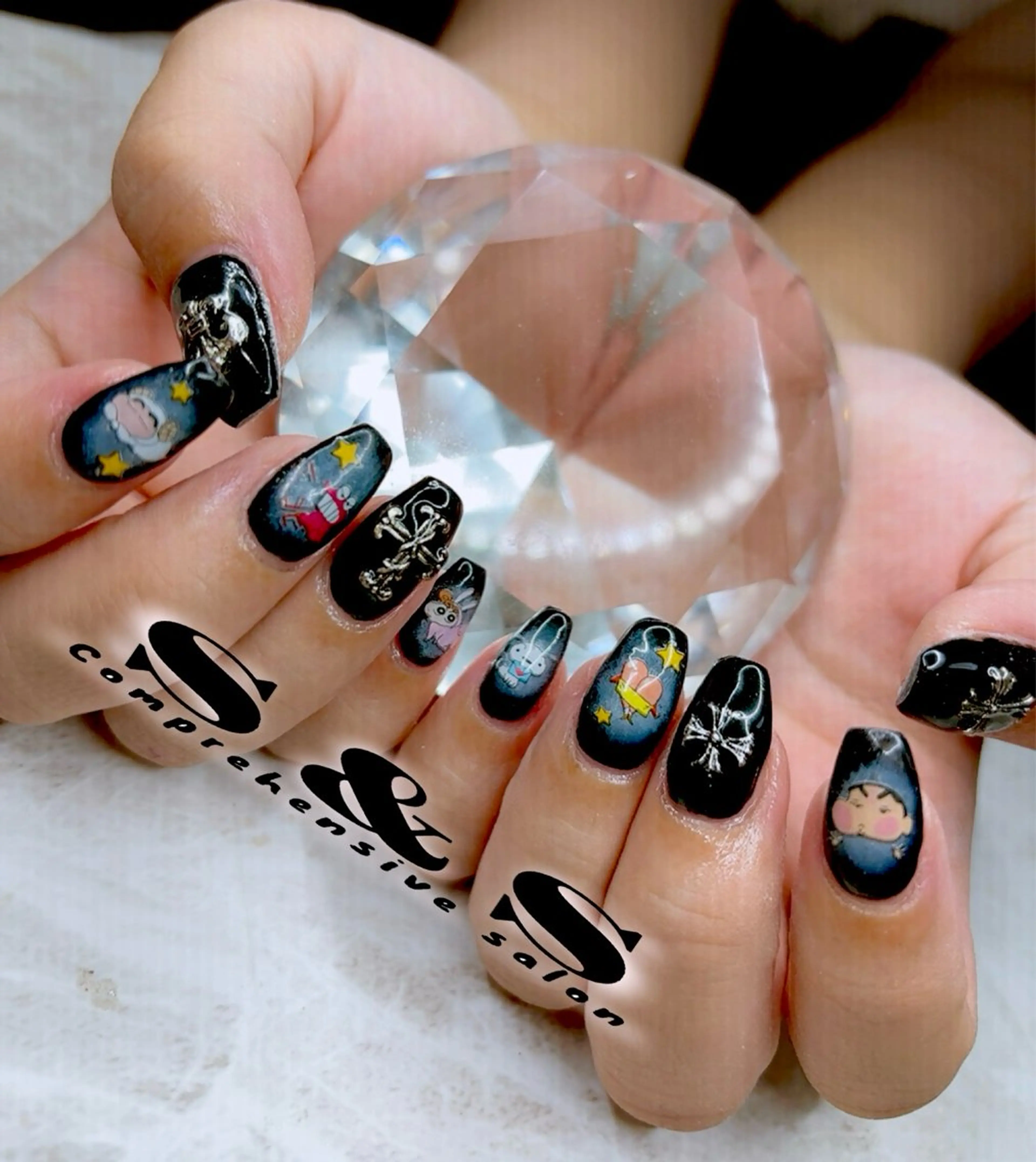 ネイル 長さ出し メンズネイル 持ち込み S&S 村田小百合のネイルデザイン