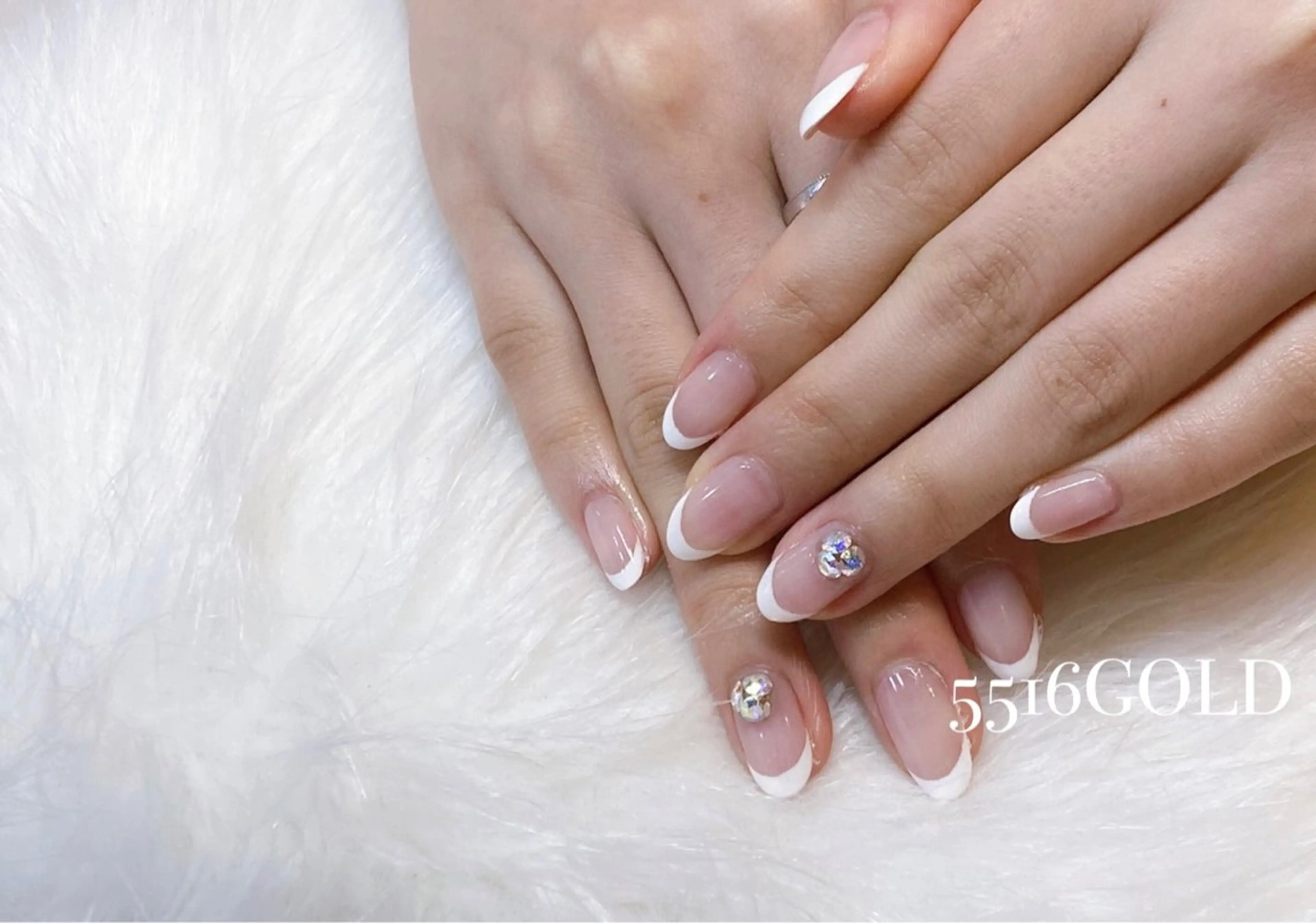 ネイル フレンチネイル 💎5516 MACHIKOのネイルデザイン