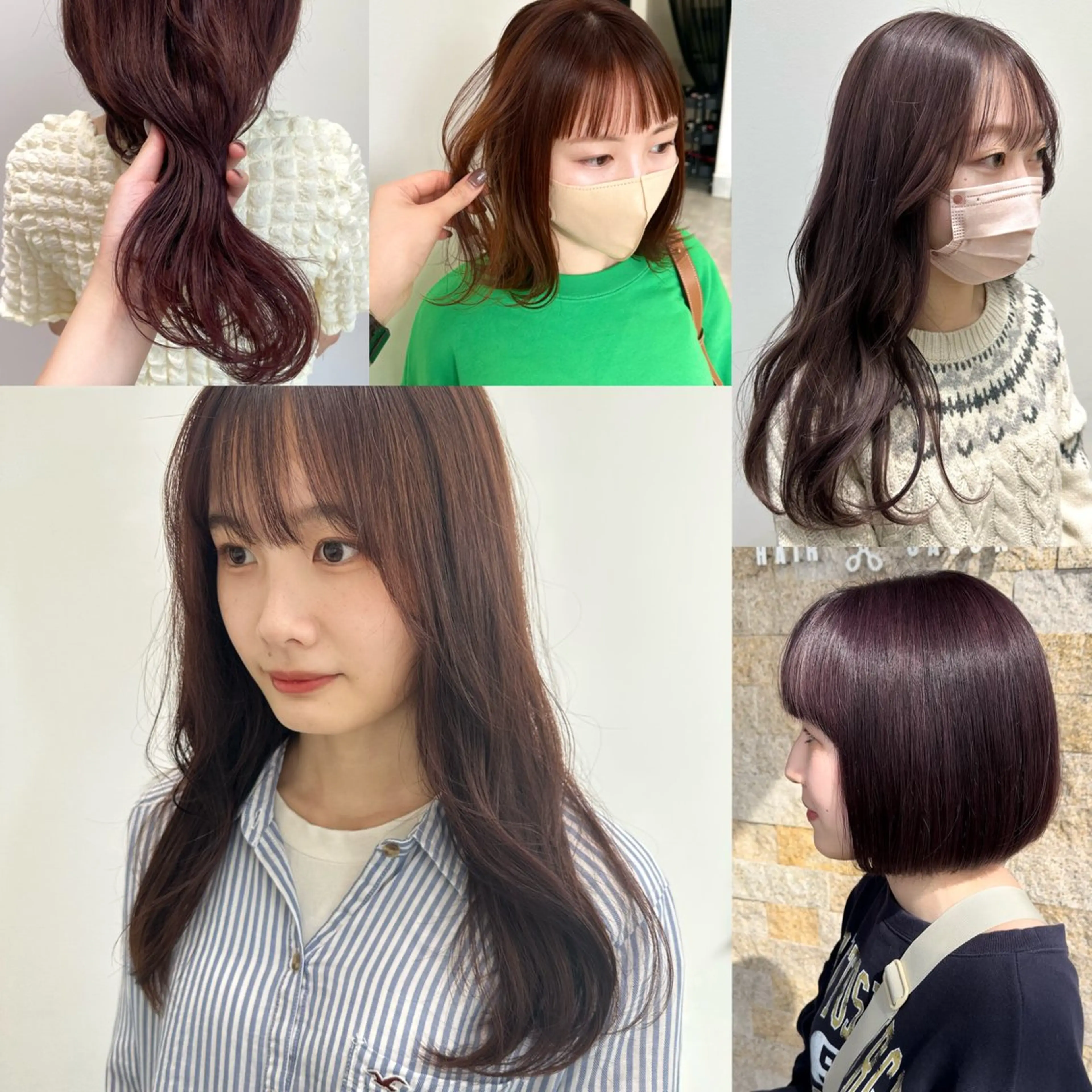 ミディアム カラー recipe 黒木 彩那のヘアスタイル