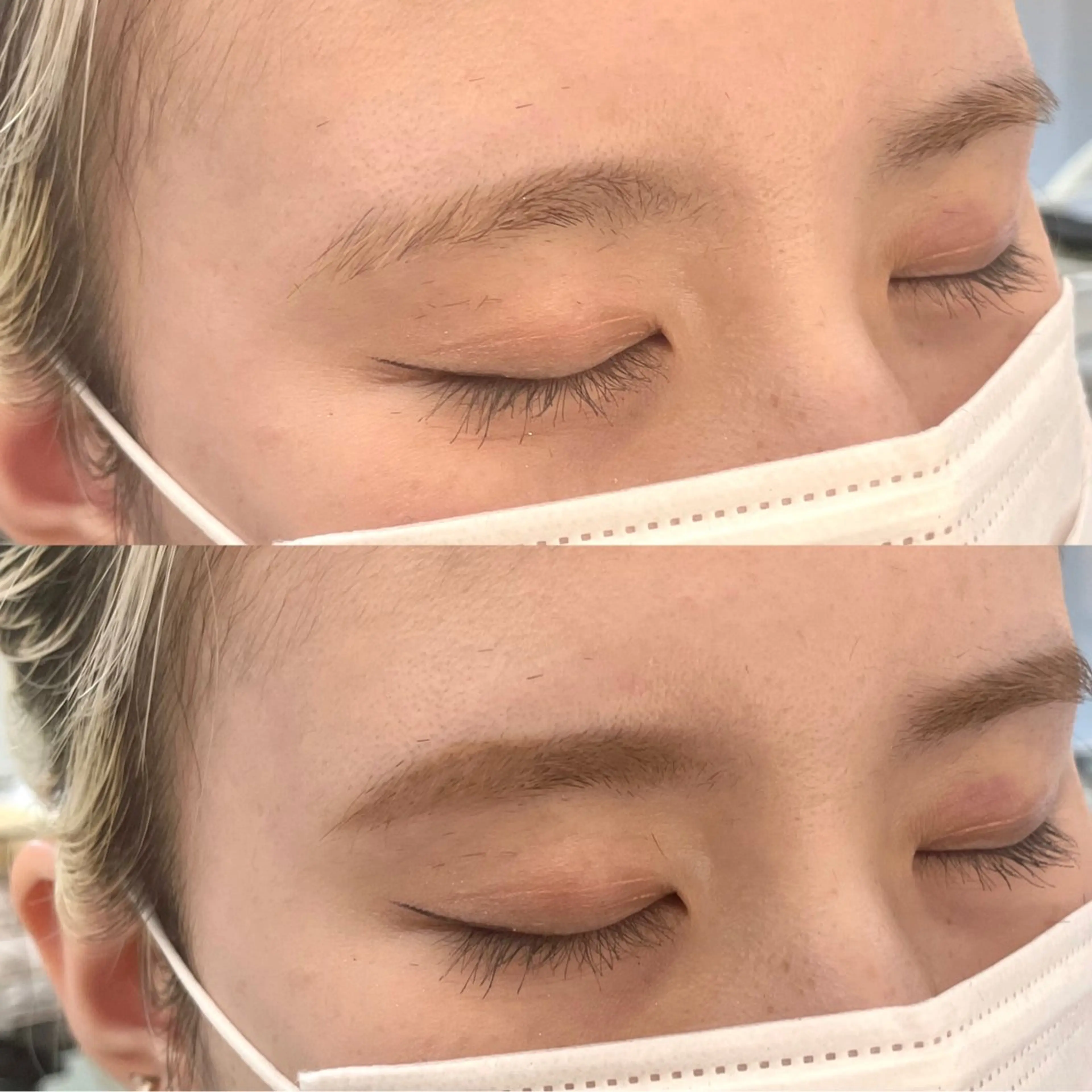 アイブロウ 韓国/透明感カラー さなのヘアスタイル