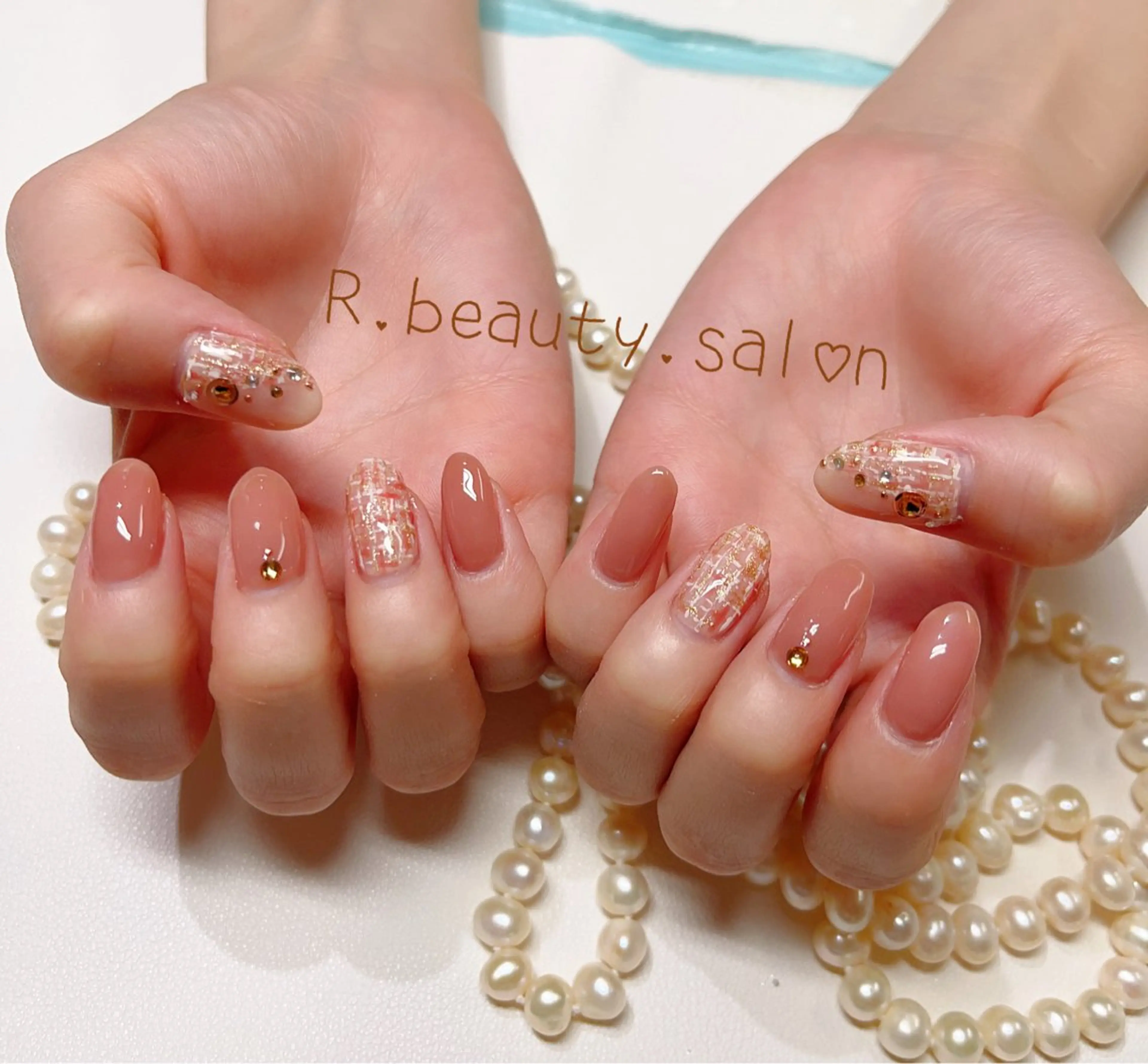 ネイル ツイードネイル R.beautyサロン所属・R.beauty サロンのネイルデザイン