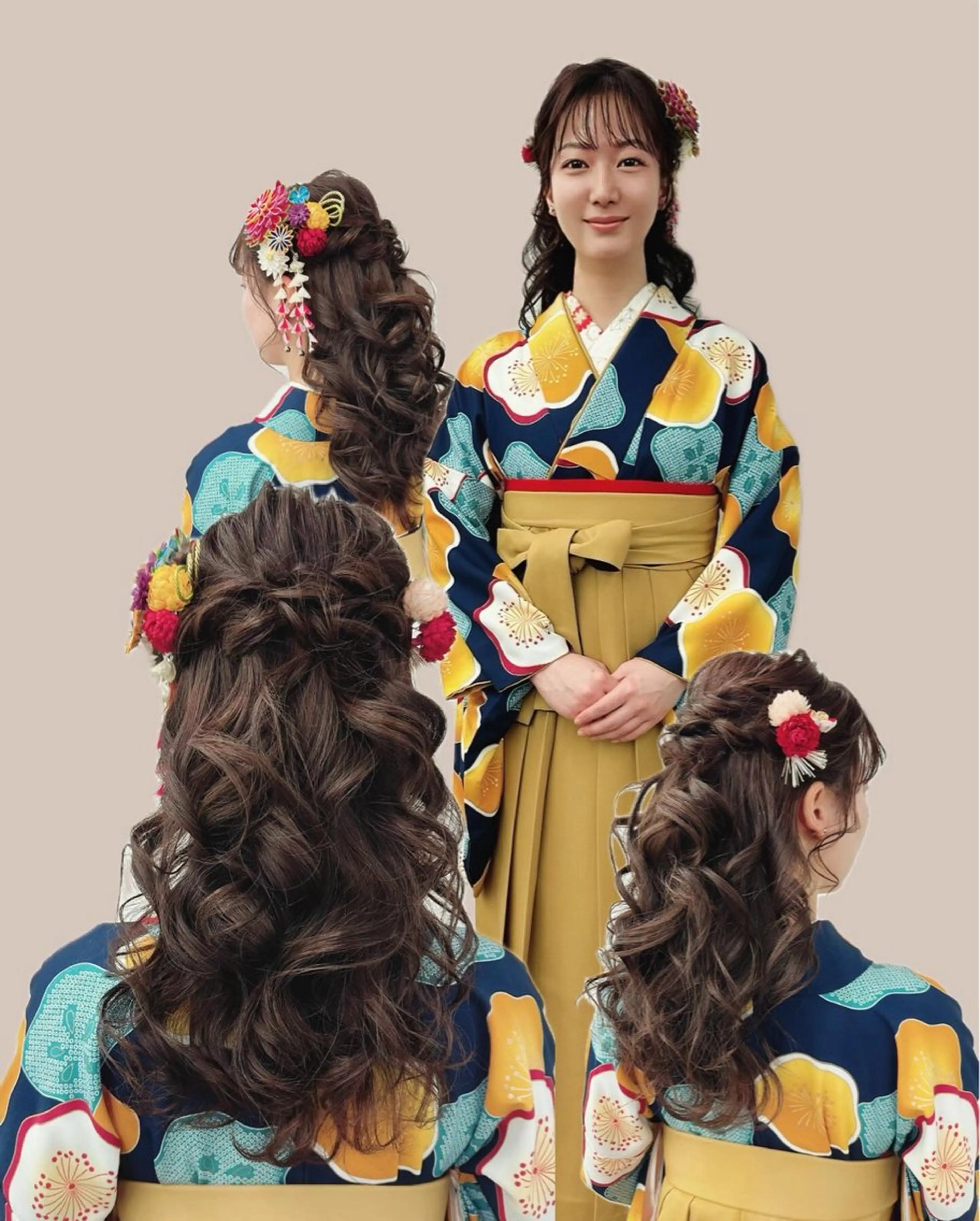 ヘアアレンジ 卒業式のヘアスタイル 着付け GRANLUSSO 〜グランルッソ駅前店所属・木口 嘉美のヘアスタイル